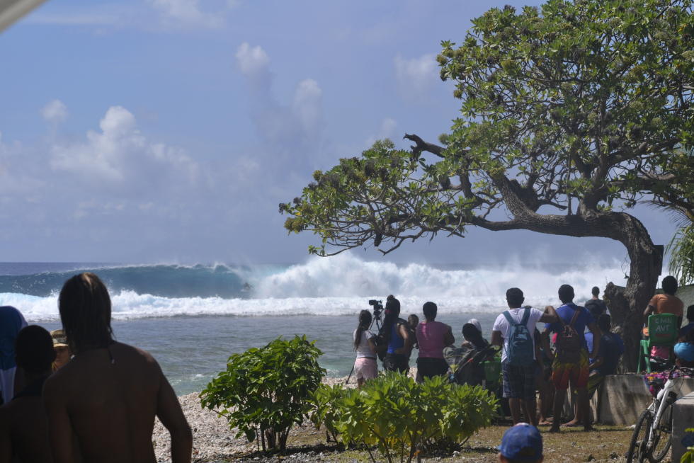 La passe d'Avatoru a offert des vagues à 10 points, le score maximum en compétition de surf