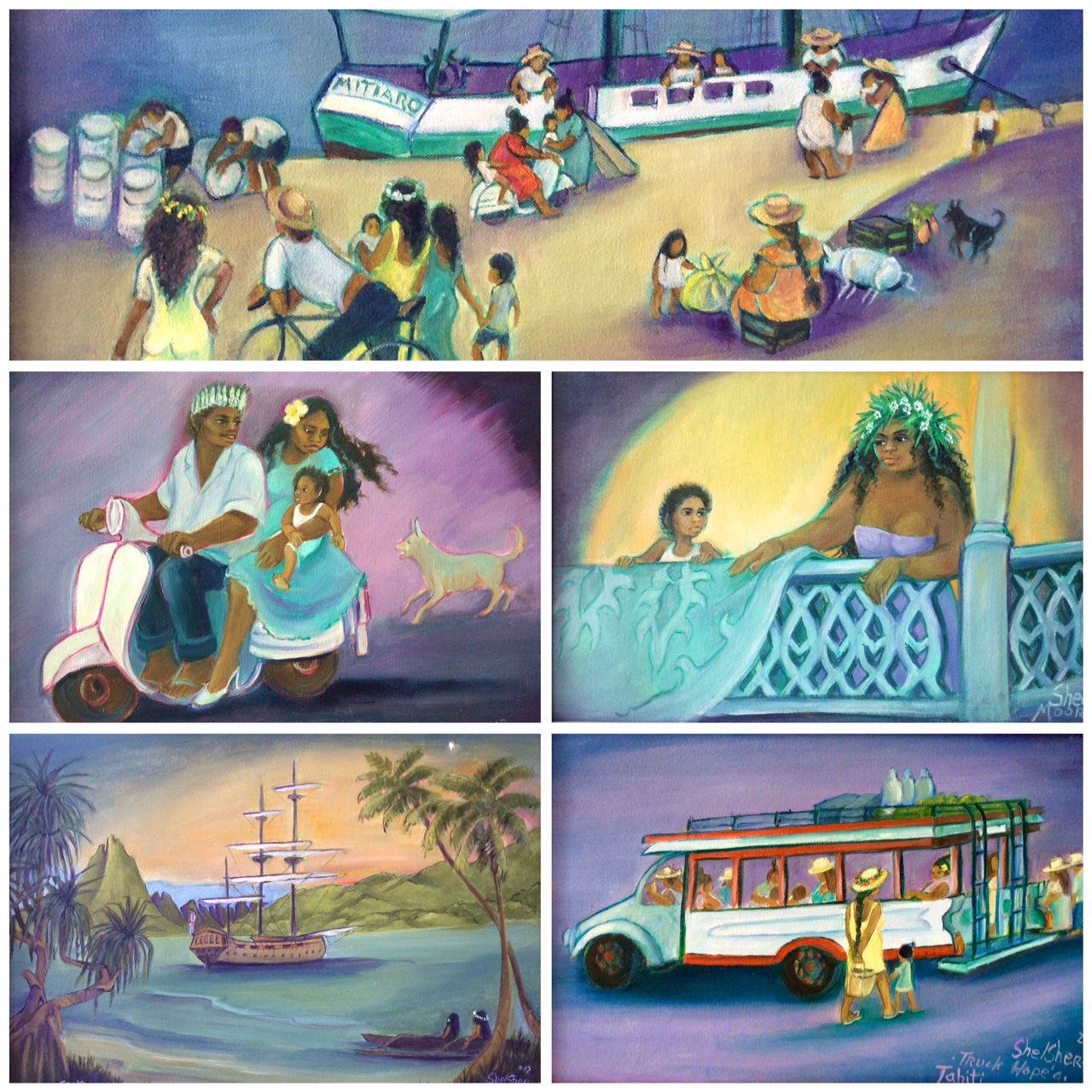 Le "tahitian way of life" inspire Jean Shelsher