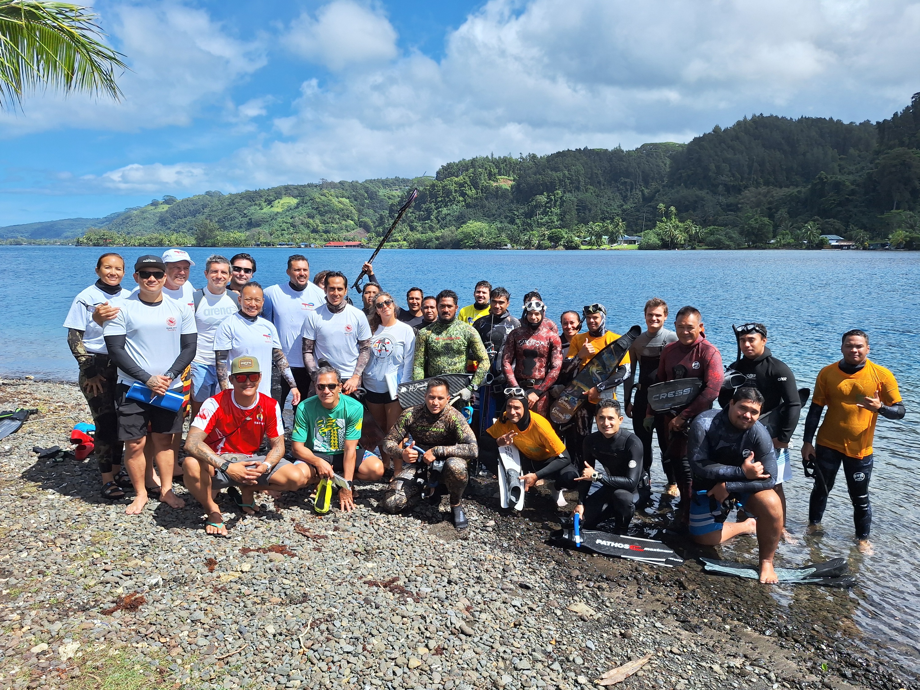 Mission d’évaluation et de sensibilisation réussie à Teva i Uta, vendredi.