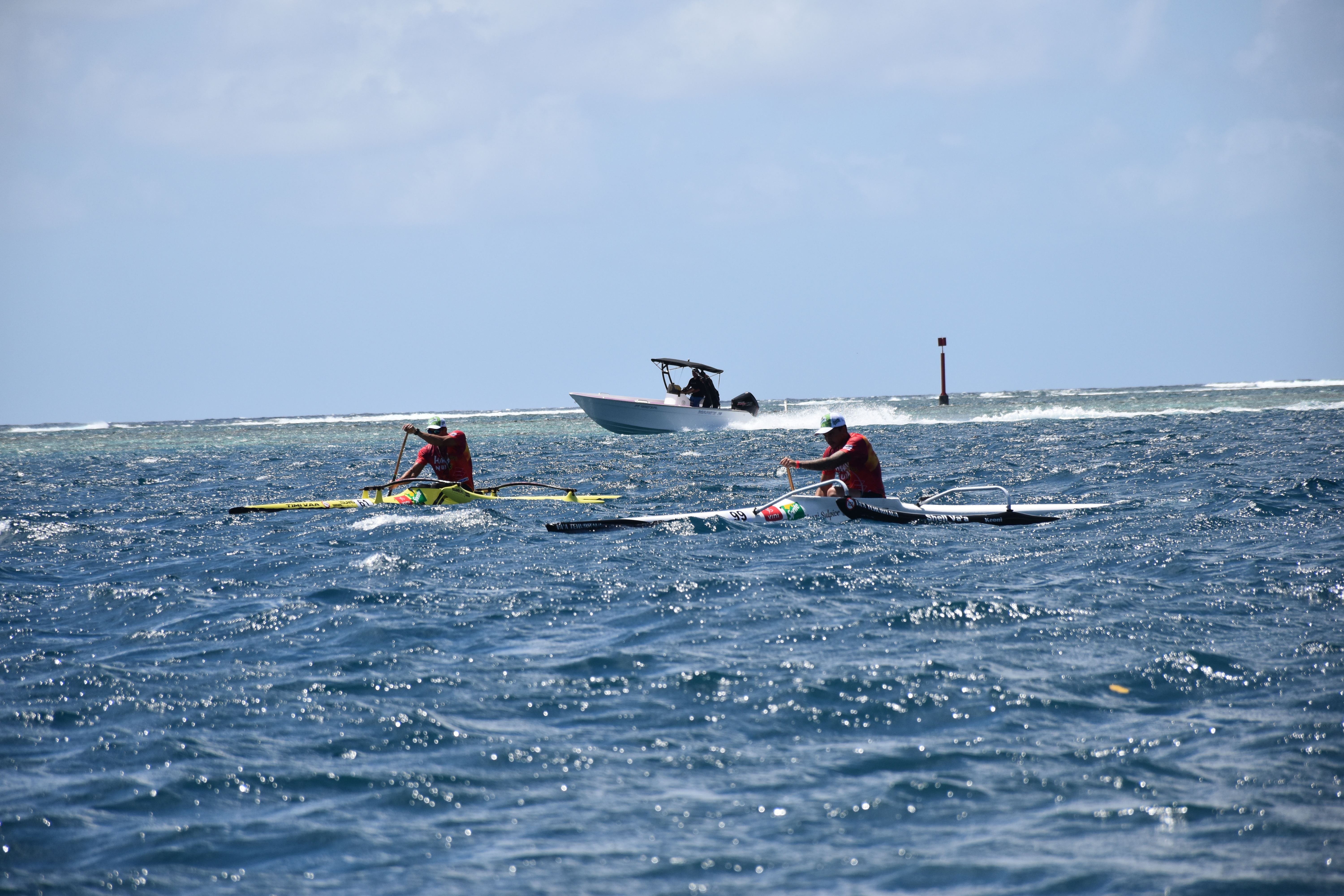 Keoni Sulpice a fait preuve de beaucoup de courage après avoir chaviré pour remonter et finir quatrième au général.