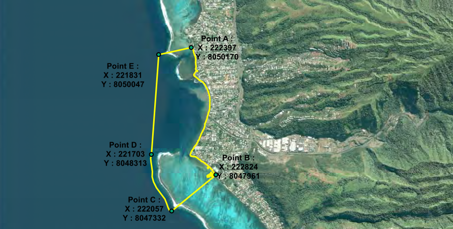 Trois zones de pêche réglementées à Punaauia
