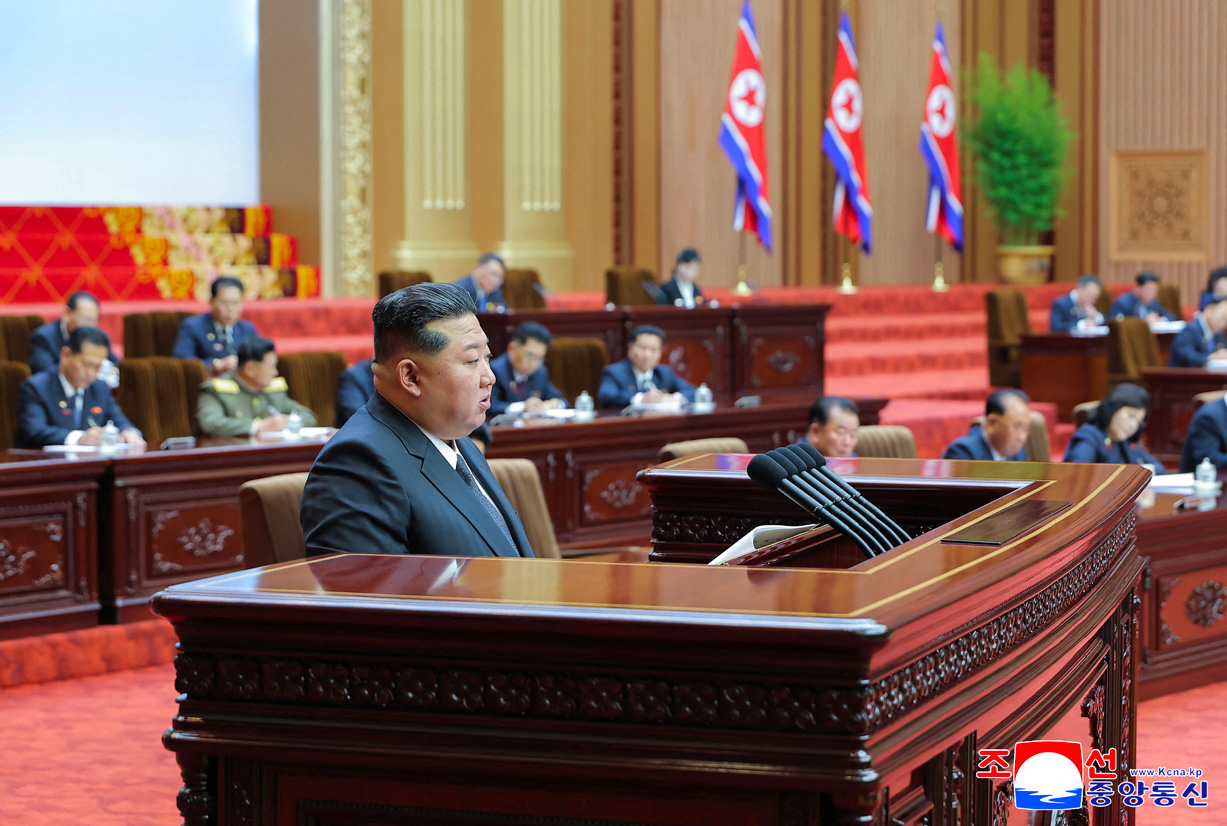 Crédit STR / KCNA VIA KNS / AFP