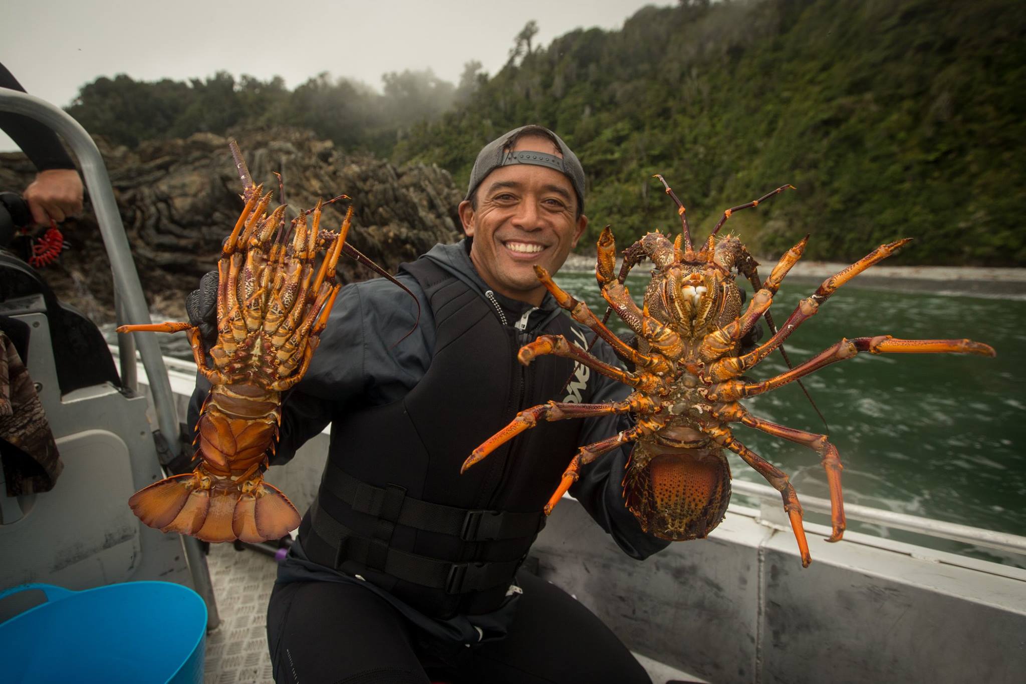 Pendant deux jours Greg Townsend a pu faire découvrir sa région, ici Kaleo un des Hawaiiens de la water patrol © Scott Sinton