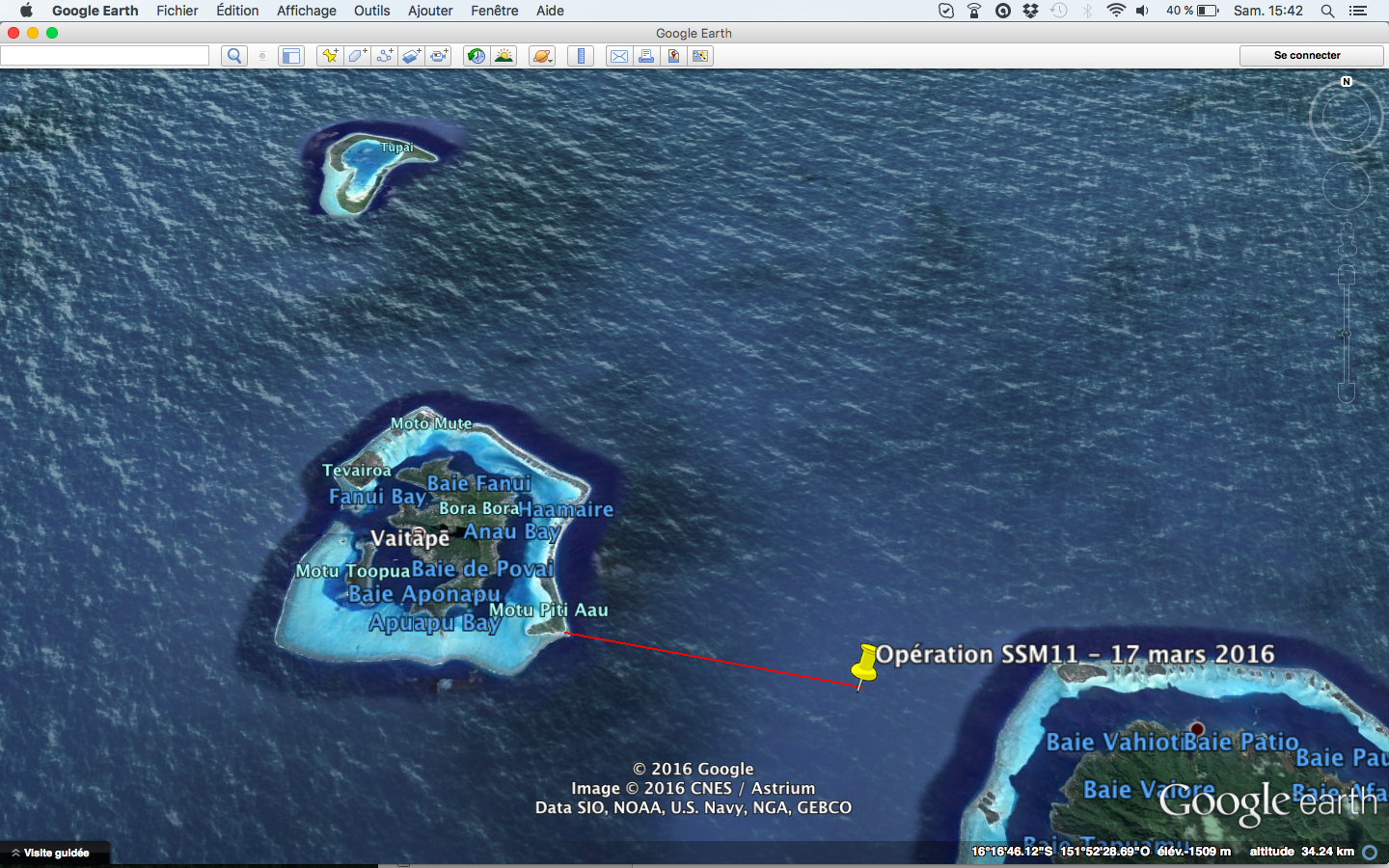 Bora Bora : un poti marara, en panne de moteur, secouru