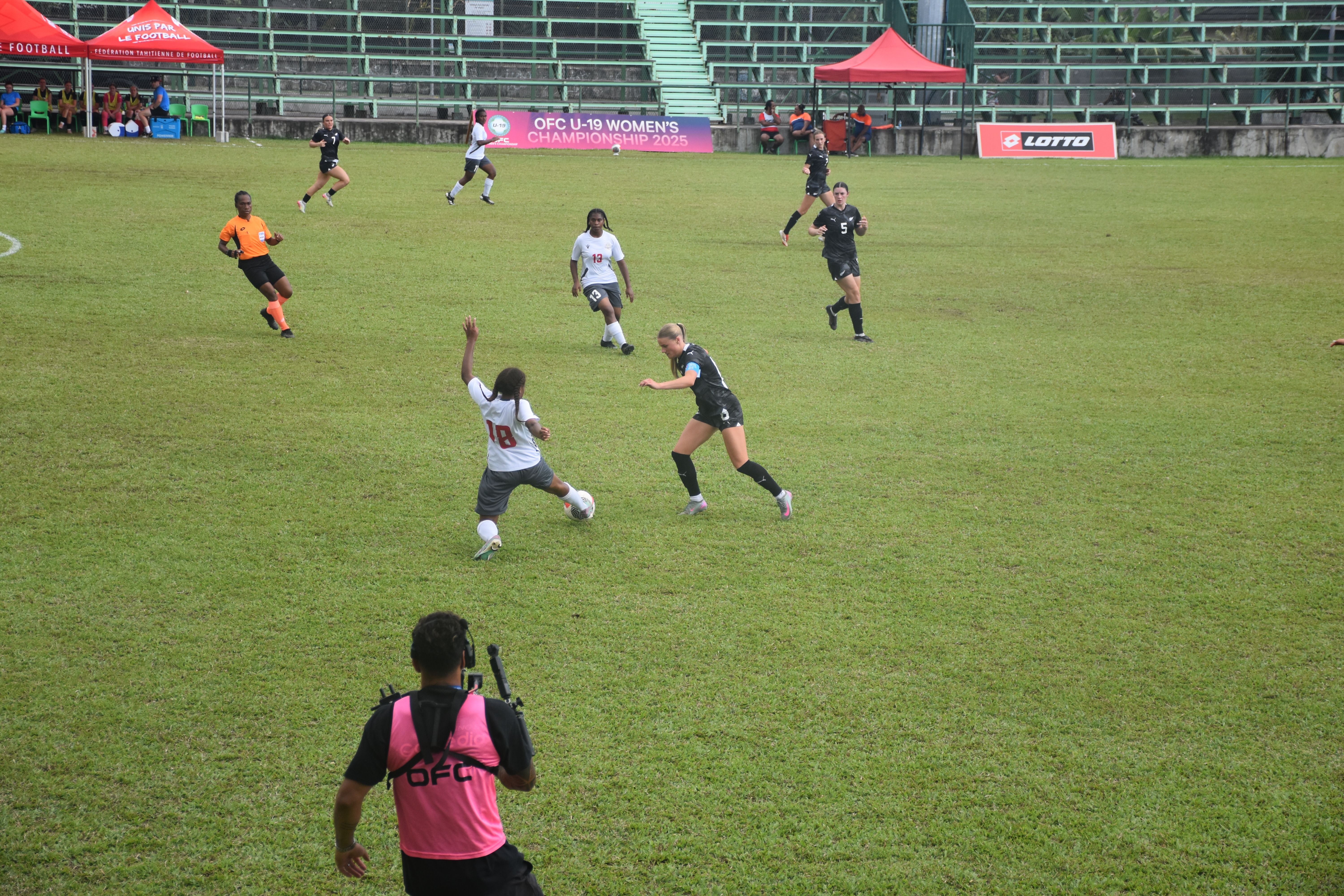 Les jeunes Cagous ont souvent défendu mais ont réussi à trouver des solutions en deuxième mi-temps pour lancer quelques attaques.