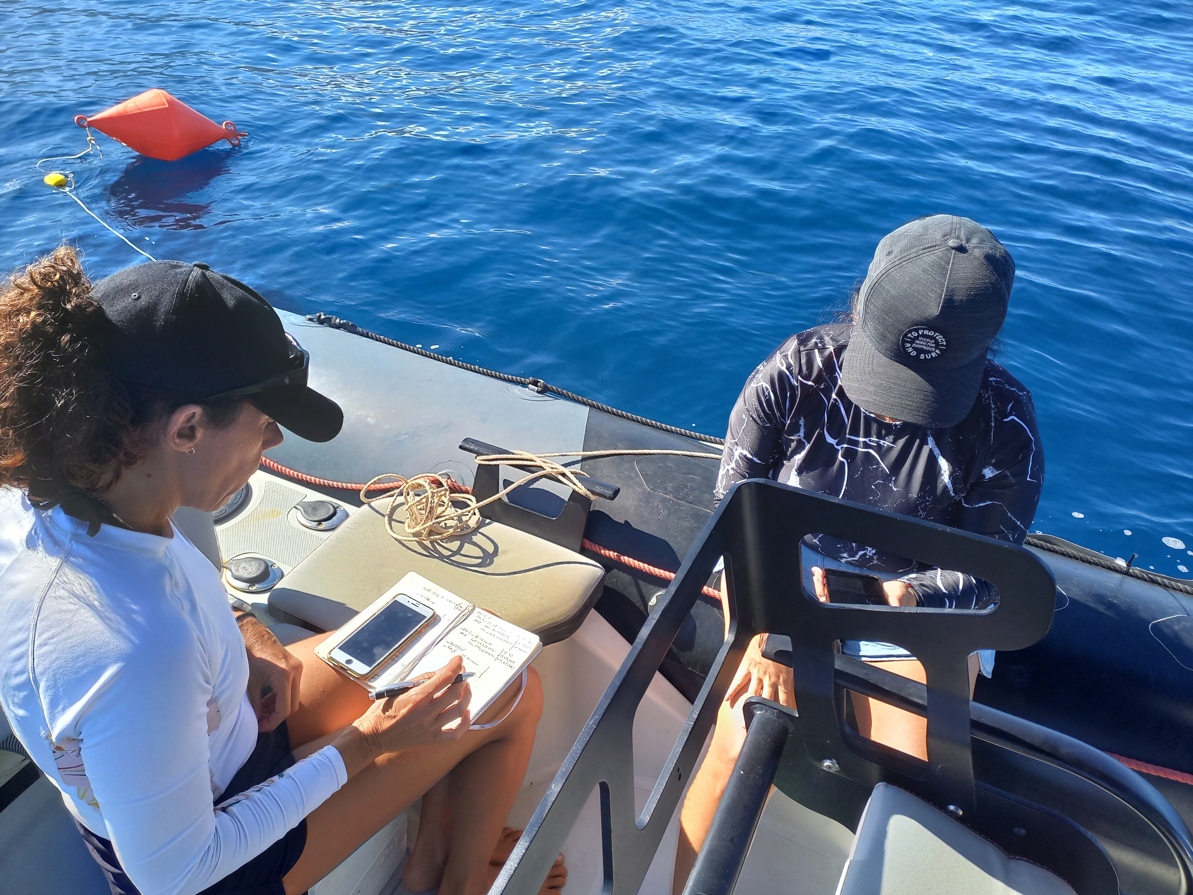 Laura Miralles et Patricia Arranz-Alonso en plein travail.