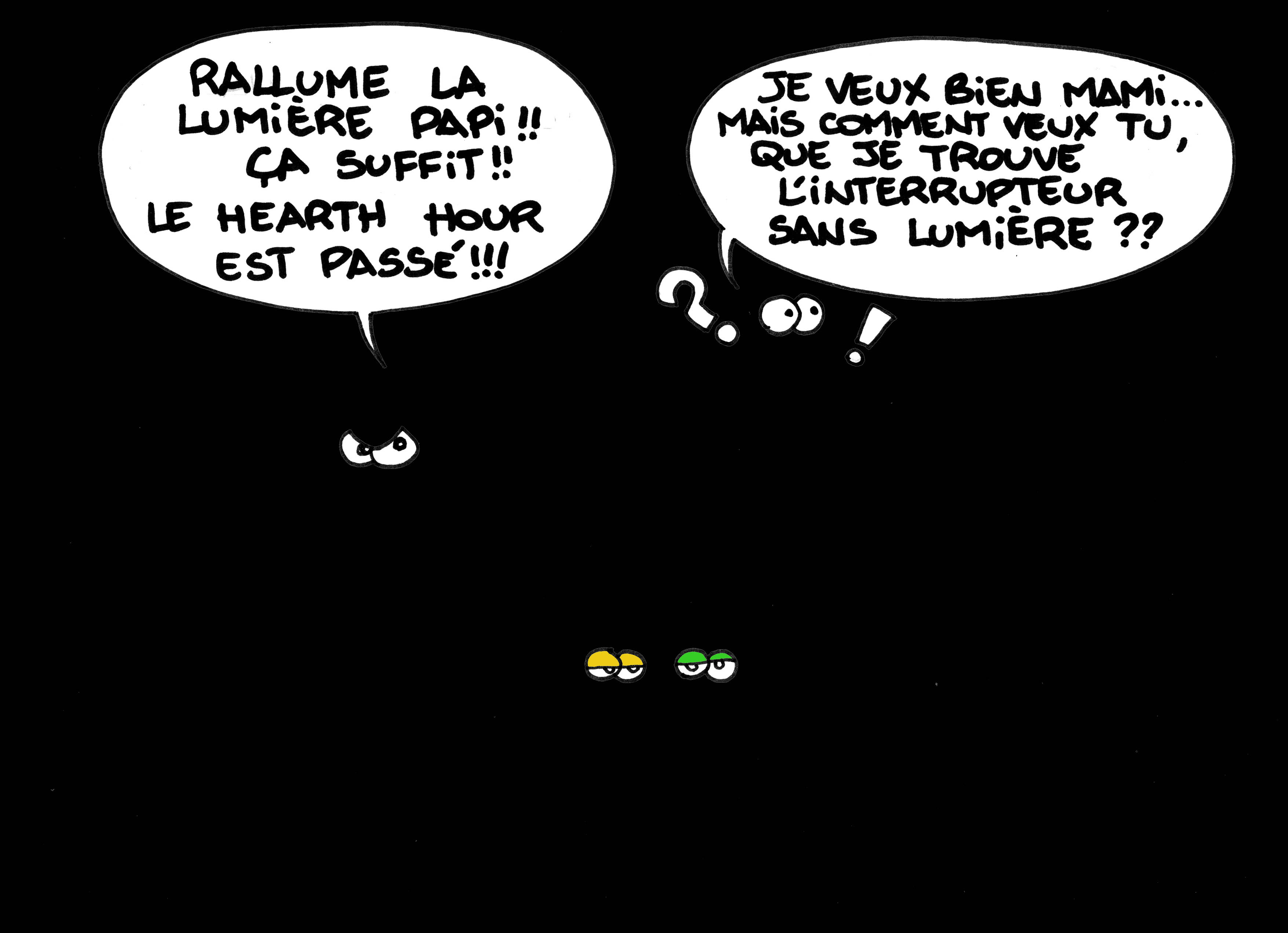 "Earth hour" vu par Munoz