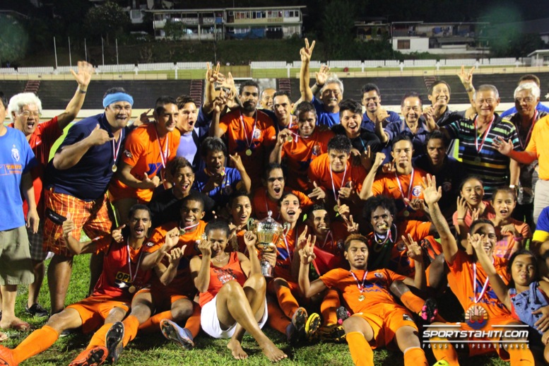 Foot : Un triplé de Manarii Porlier donne la Coupe de Tahiti Nui à Dragon