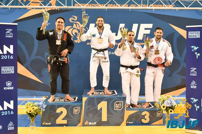 Dany Gérard a réalisé un de ses rêves, partager un podium avec son idole Andre Galvao