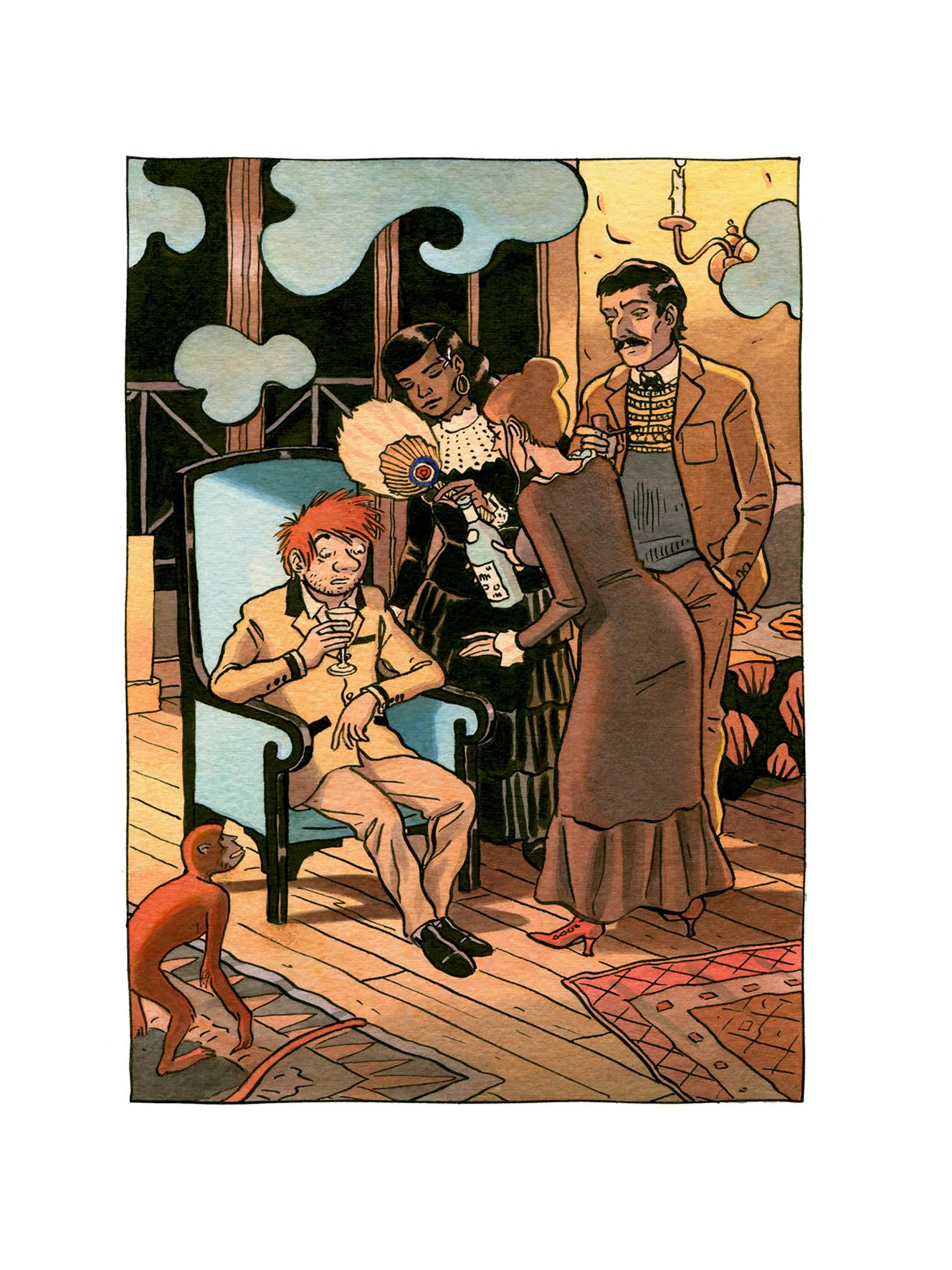 Le héros Luc Leroi de retour à Tahiti (bande dessinée)