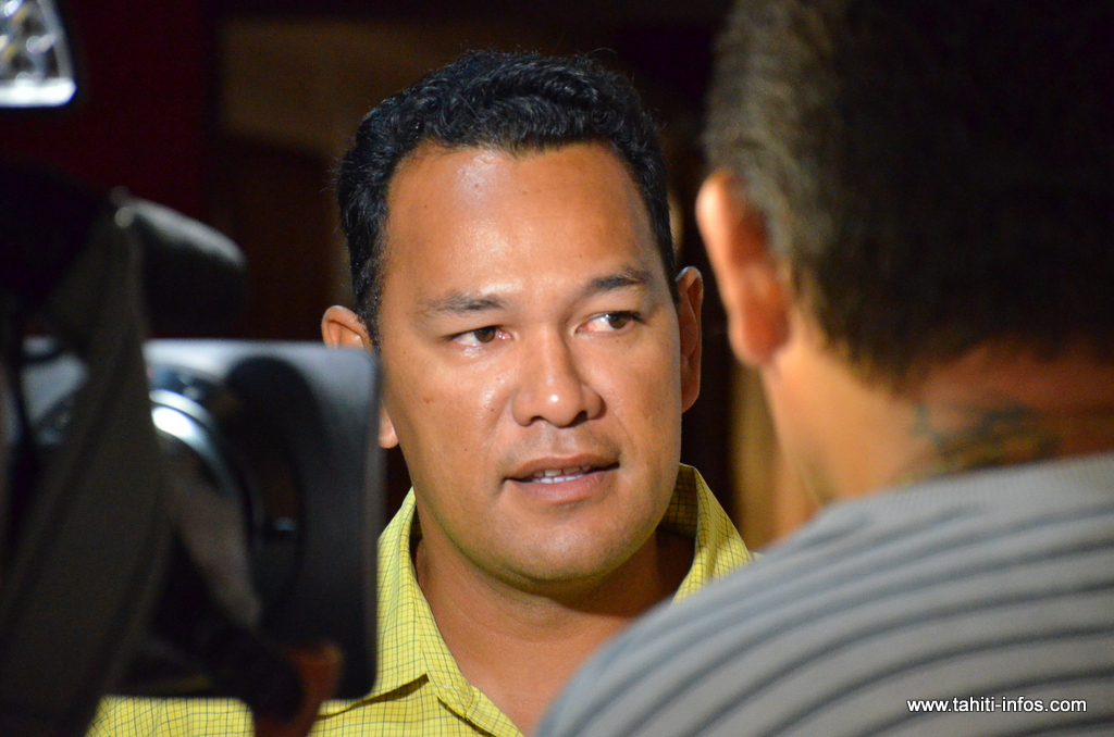 Jacques Raioha, représentant Tahoera’a des Tuamotu de l’est.