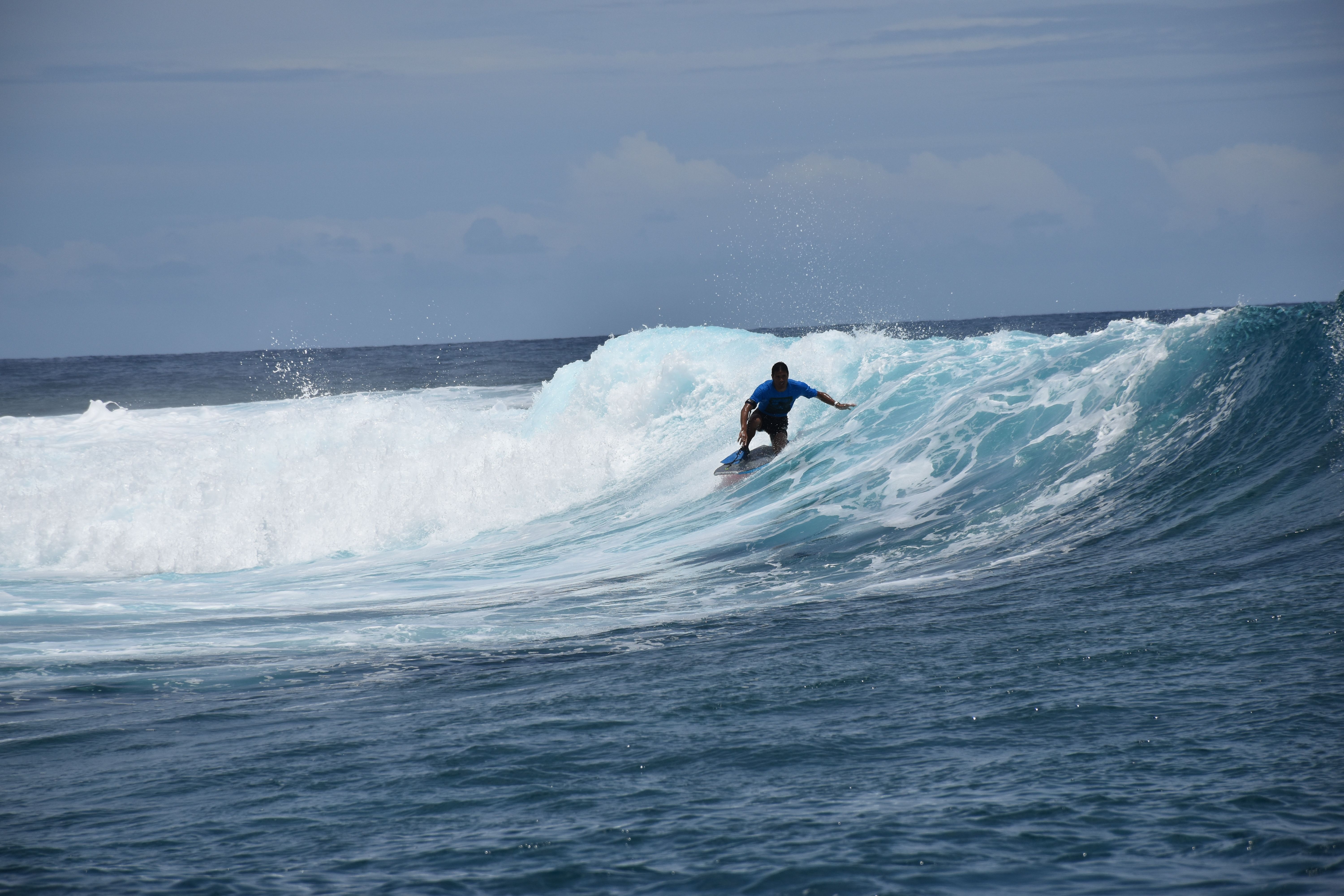 En Drop Knee bodyboard, c’est Teihoarii Tapatoa qui a survolé la compétition.