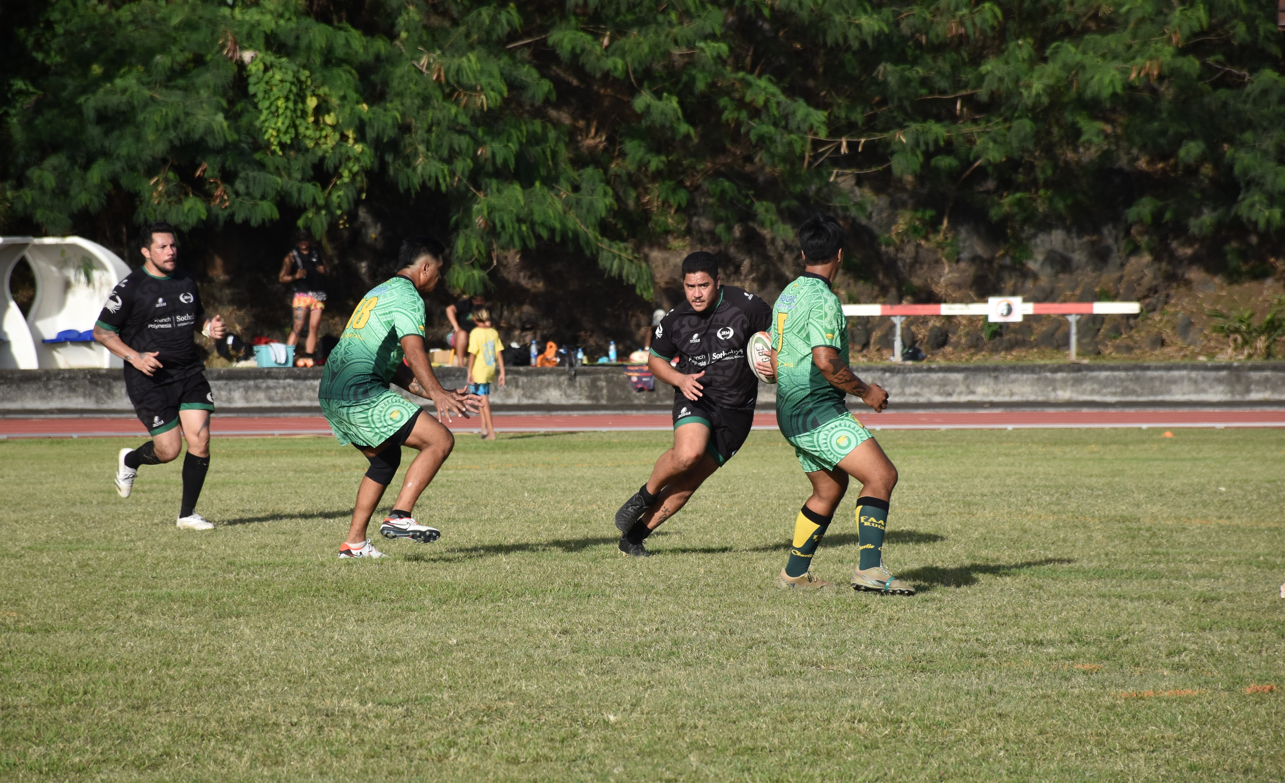 Les joueurs de Moorea étaient présents sur cette journée pour le plus grand plaisir de tous.