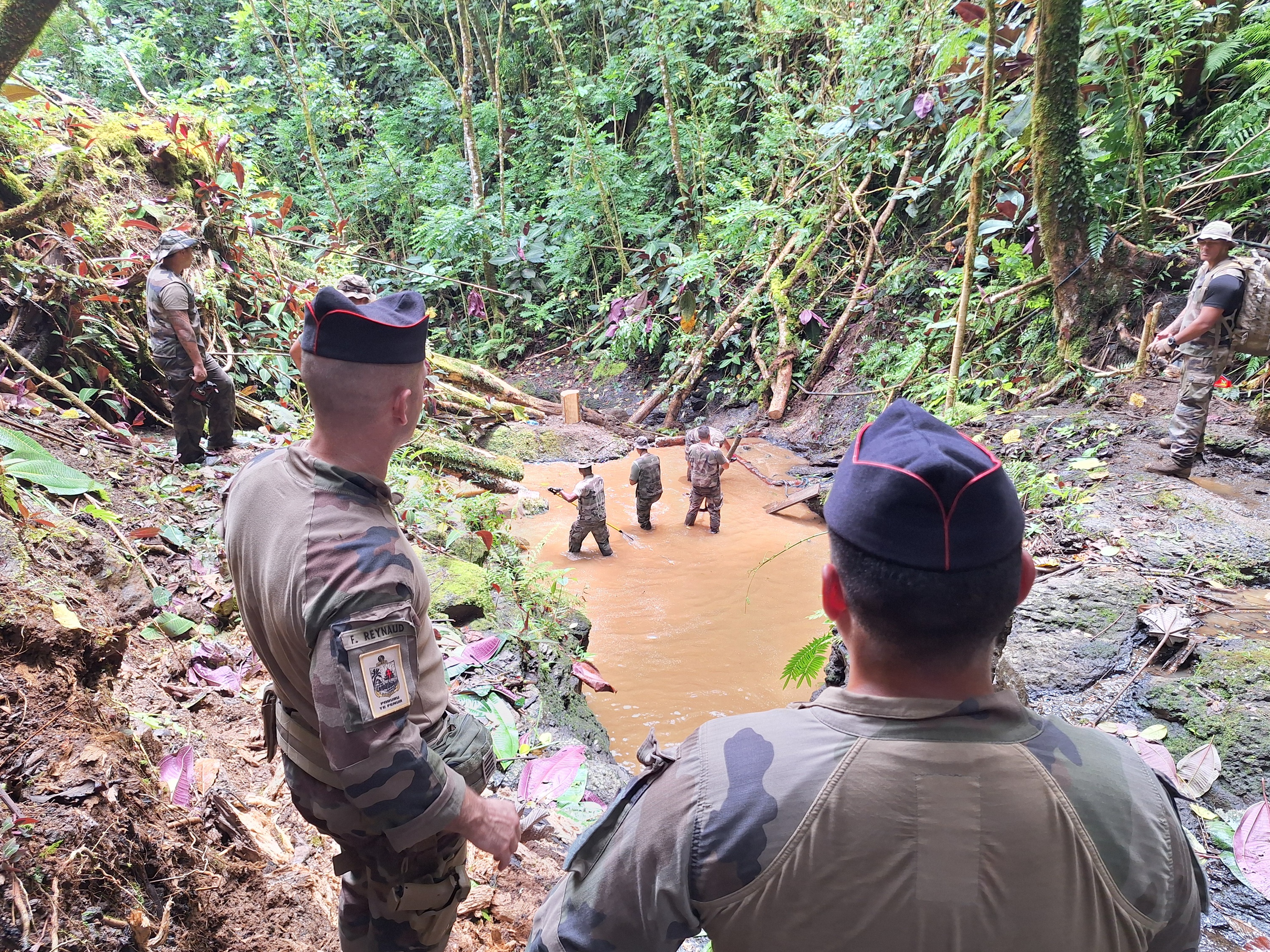 Plusieurs captages d’eau ont été sécurisés, dont celui de Hopeume à Afaahiti (Crédit : Anne-Charlotte Lehartel).