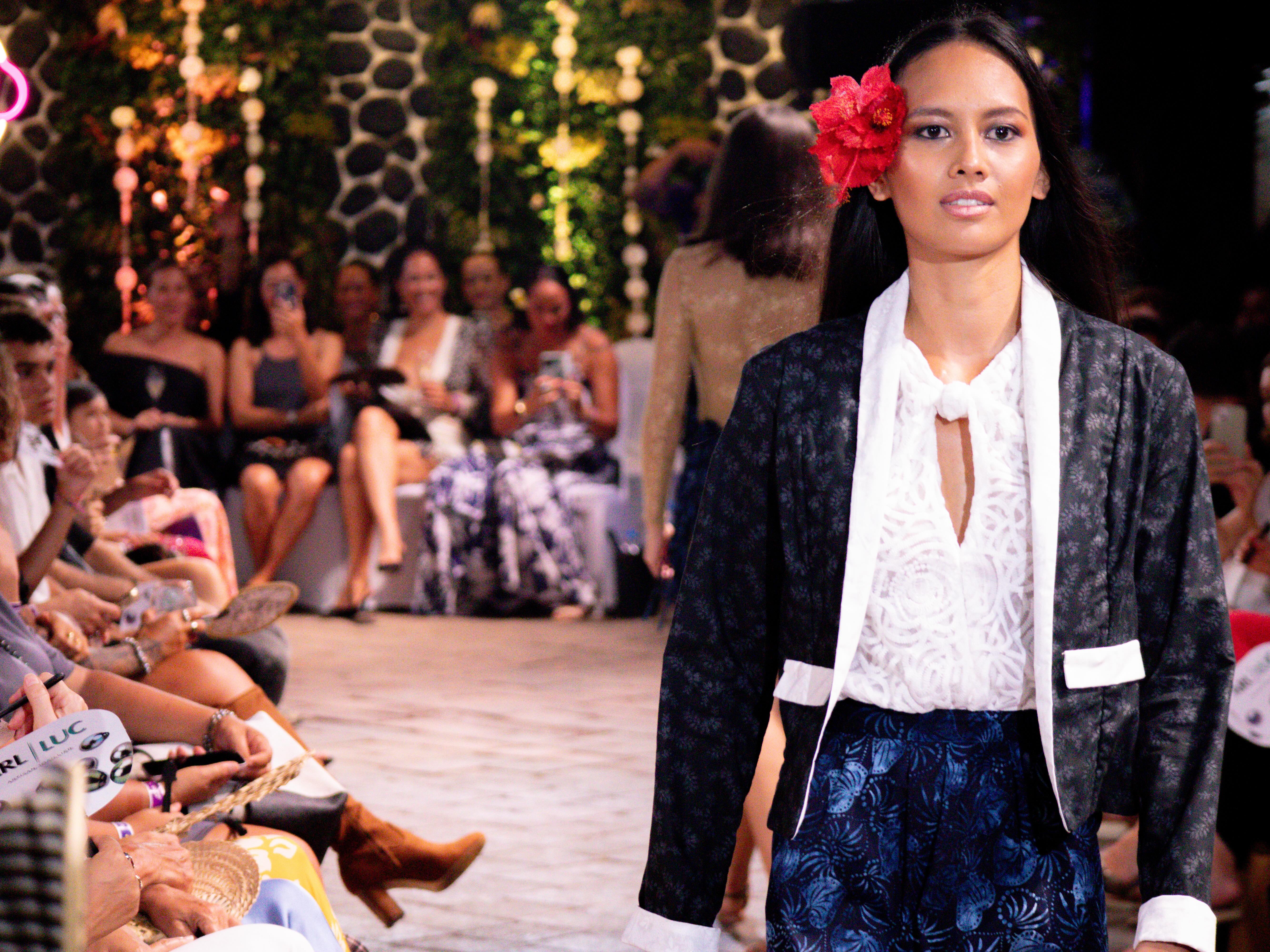 Teatarau Mai remporte le concours de mannequins de la Tahiti Fashion Week