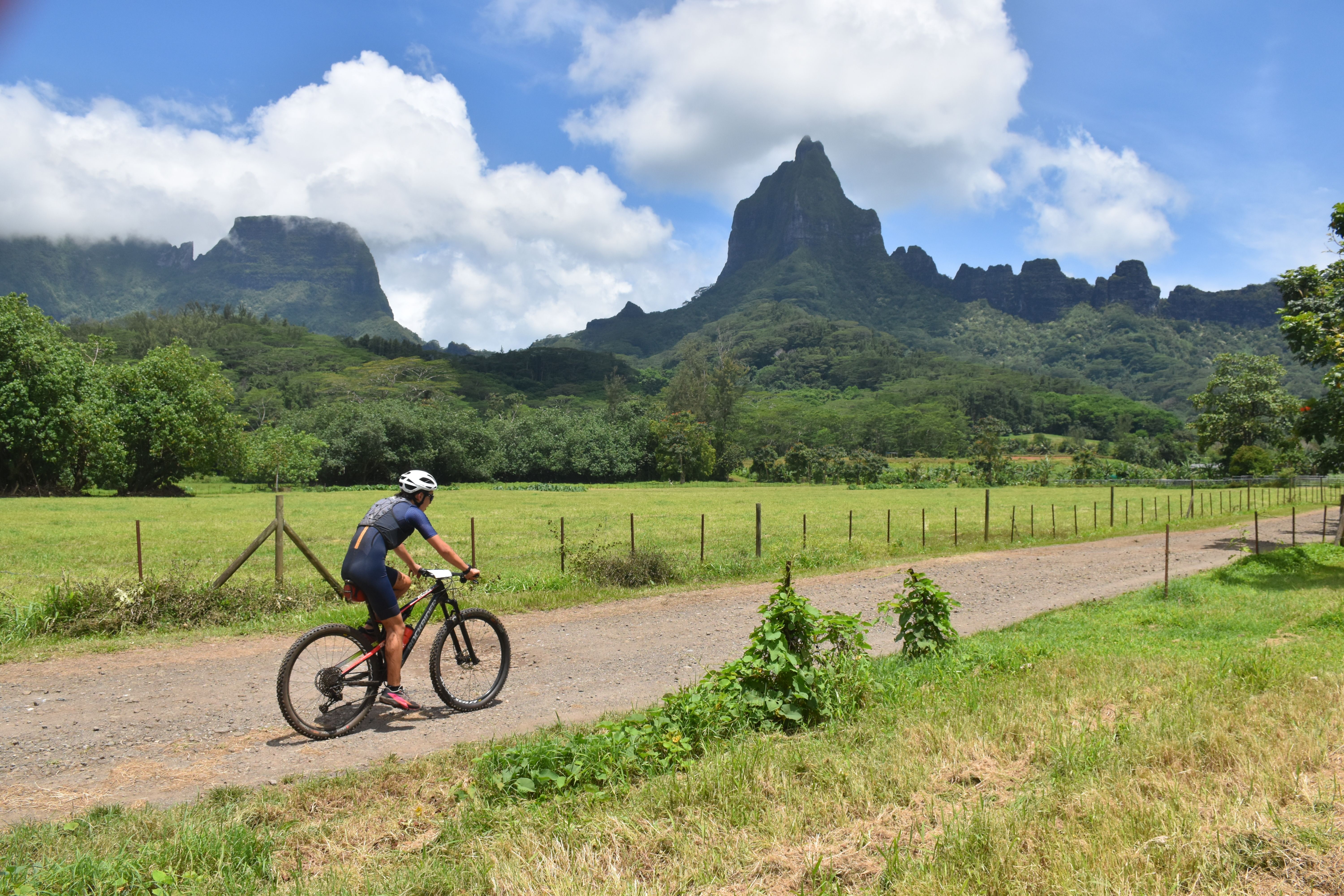 Sous l’œil du mont Tohiea, les athlètes ont tout donné durant ce Xterra.