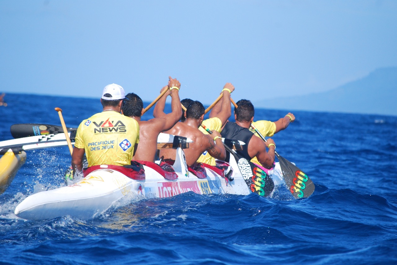 Team Opt, qui n'a pas démérité, arrive 2e © Alex Lacroix Va'a News