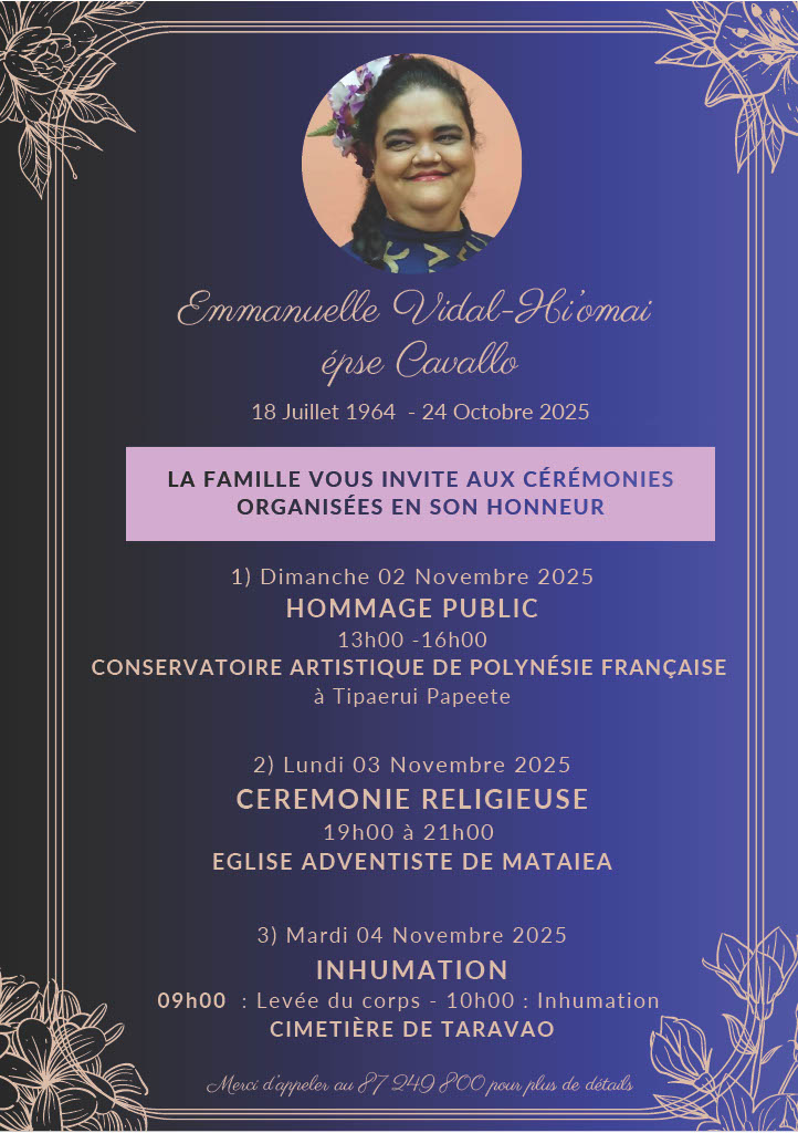 Hommages à la cantatrice Emmanuelle Vidal