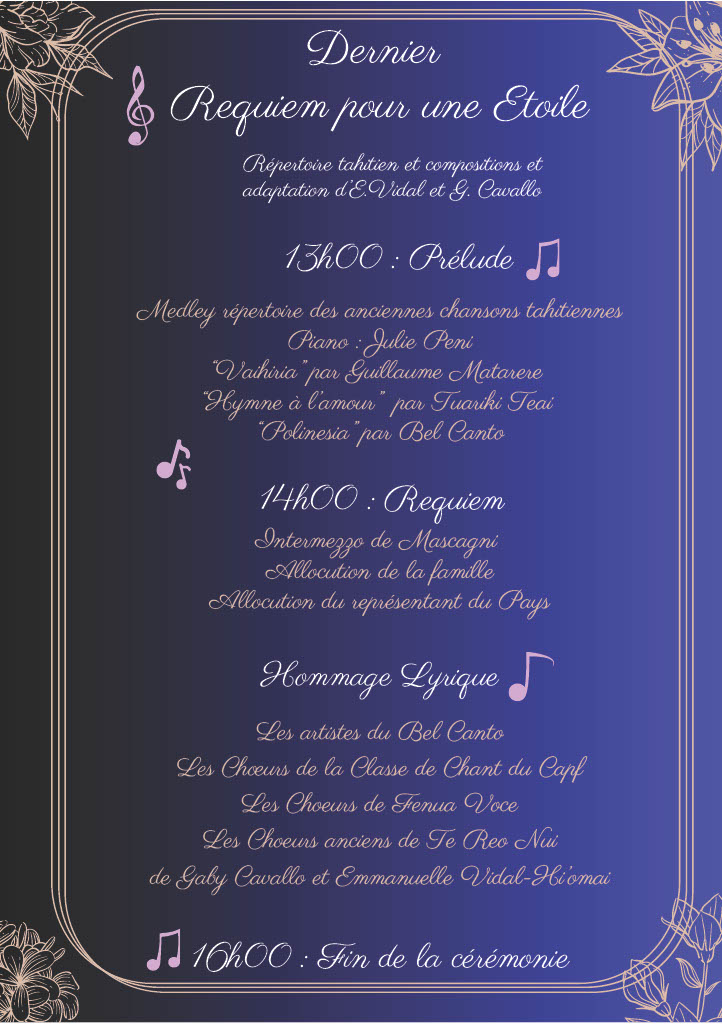 Hommages à la cantatrice Emmanuelle Vidal