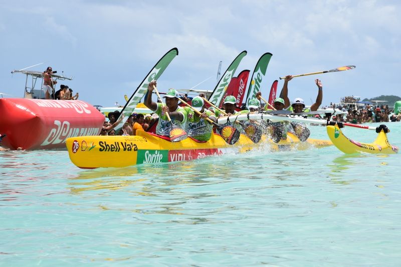 Shell Va’a remporte la troisième étape et décroche sa dixième Hawaiki Nui.
