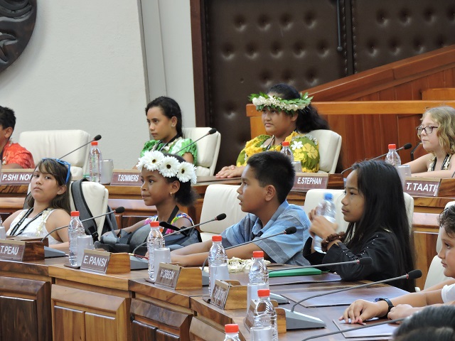 Alexandre Guardia, président de l'assemblée junior (diaporama)