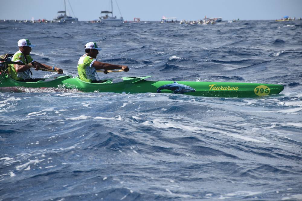 les iles de Polynésie étaient bien représentées comme avec la team Rurutu.