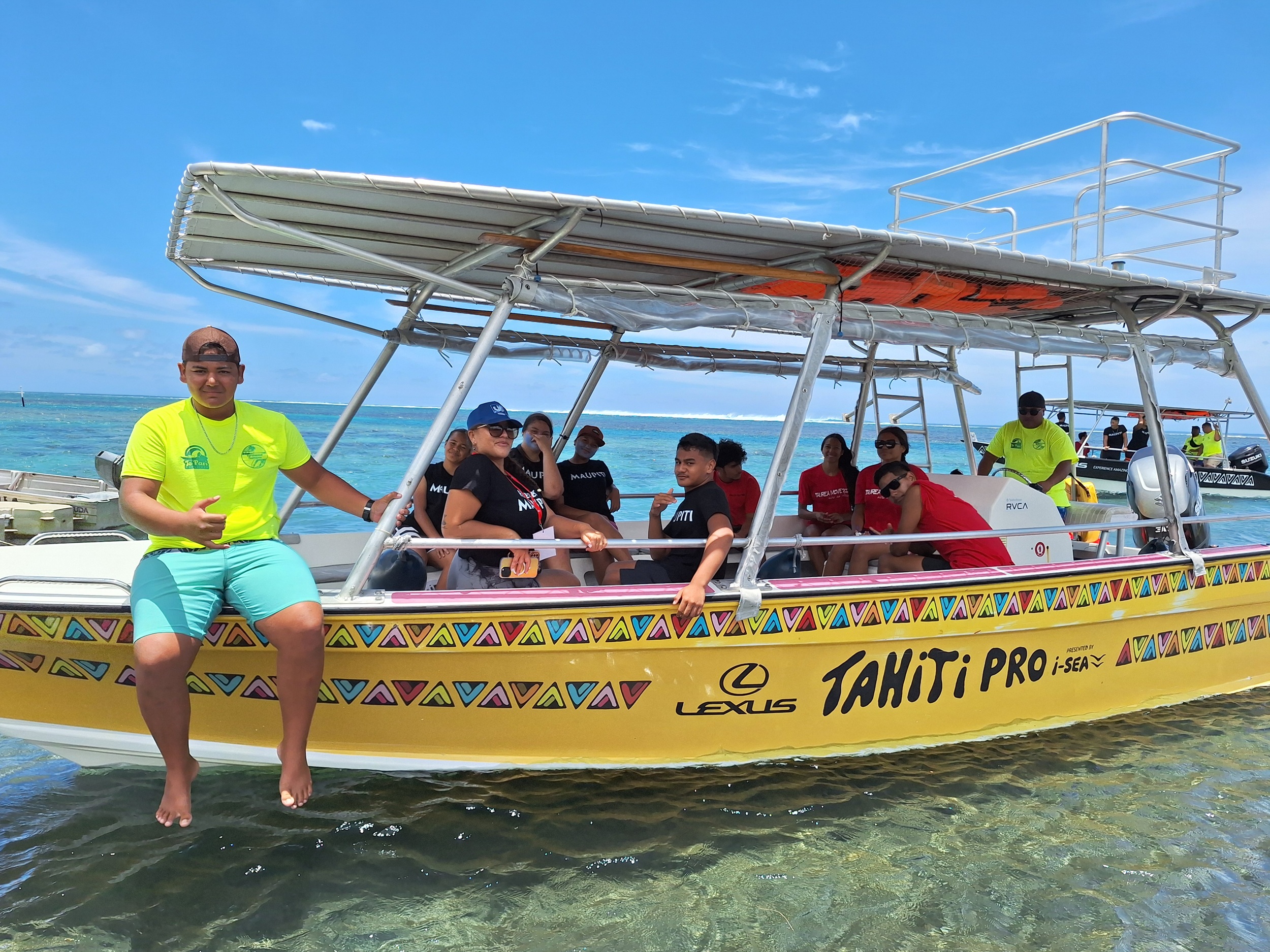 Bonus de cette édition : la découverte de la vague mythique et olympique.