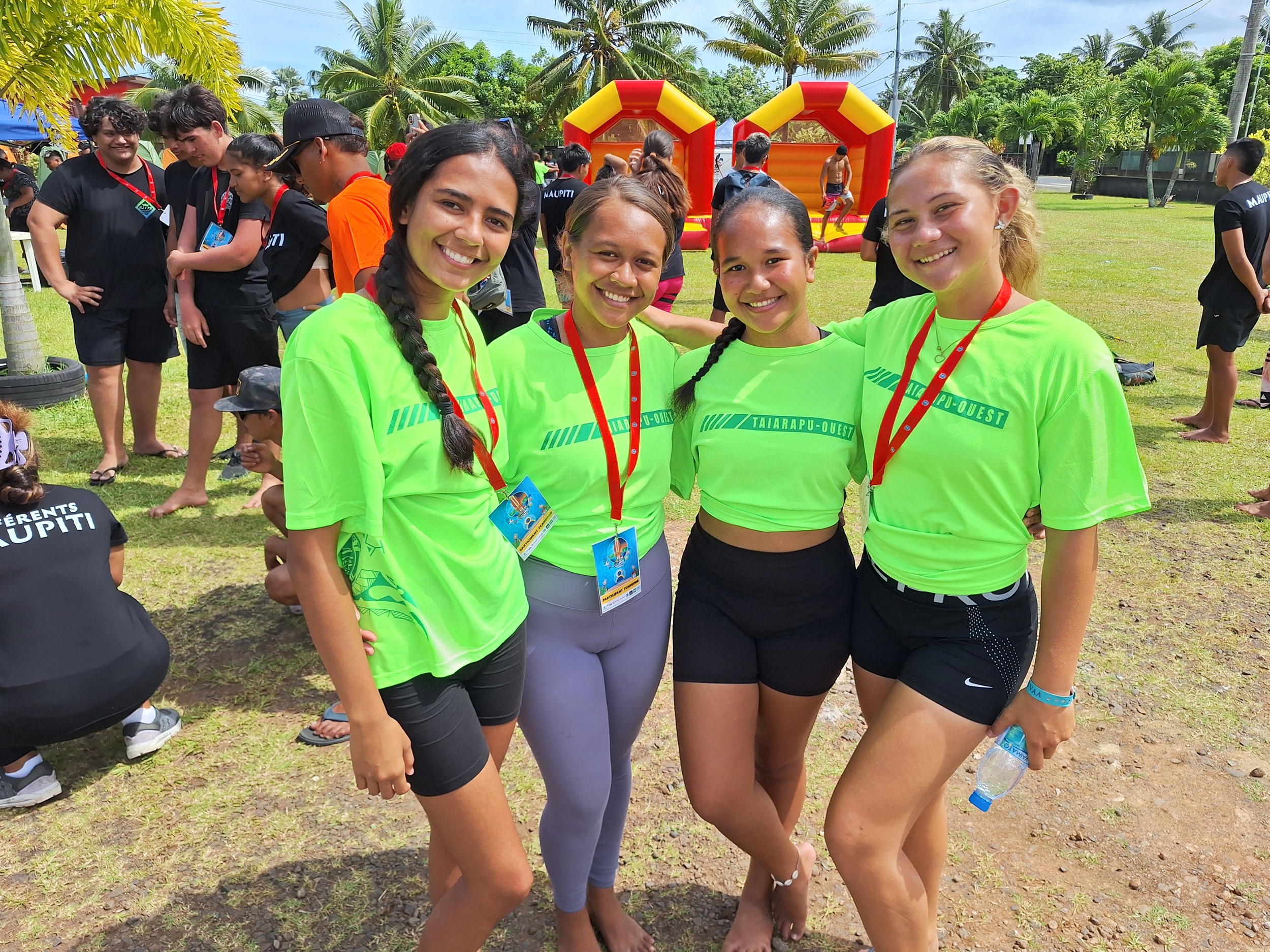Première participation pour Teavaiti, Mahealani, Fanatea et Mareva.