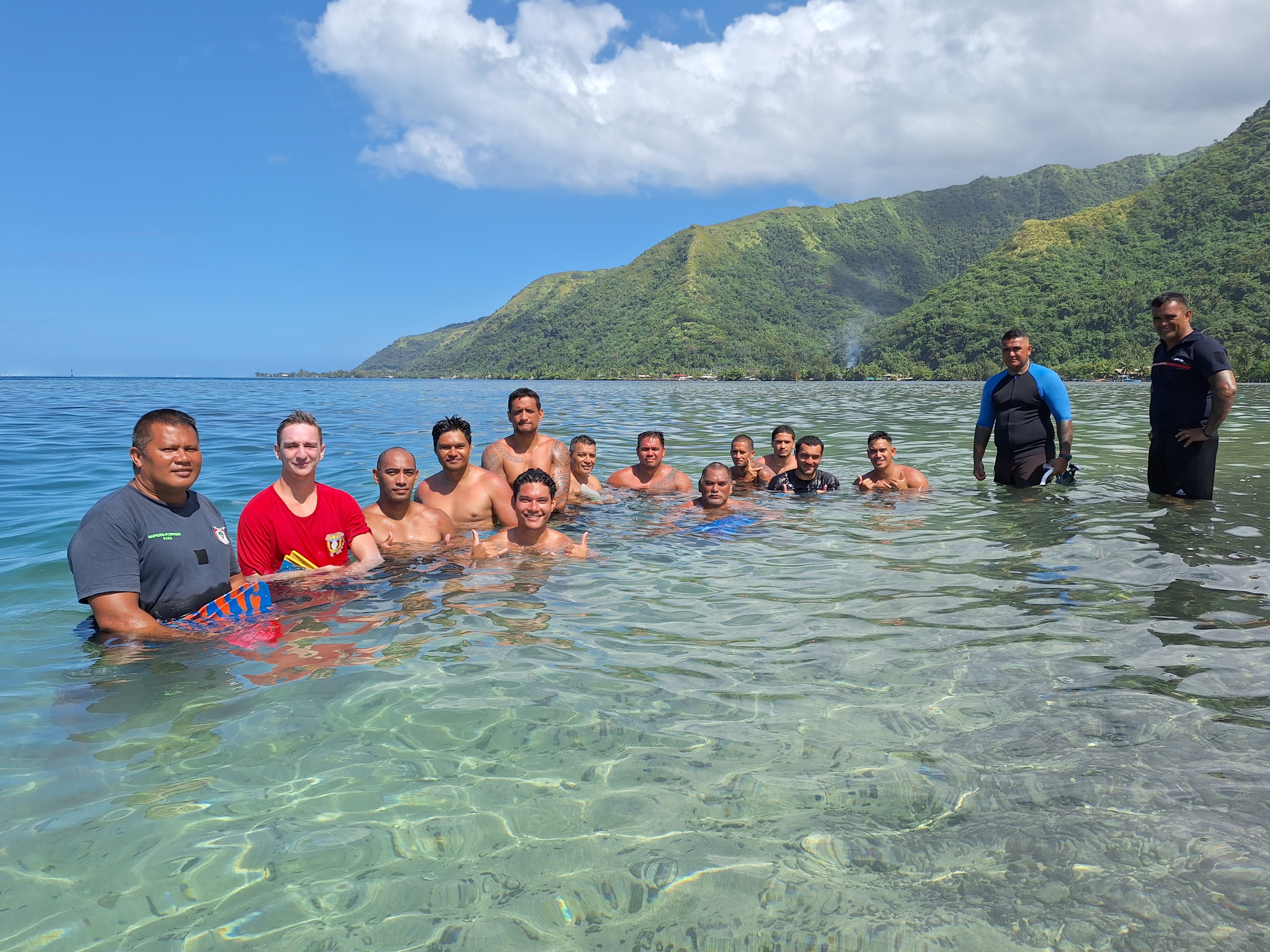 Au terme de ce double stage, 15 pompiers supplémentaires seront formés.