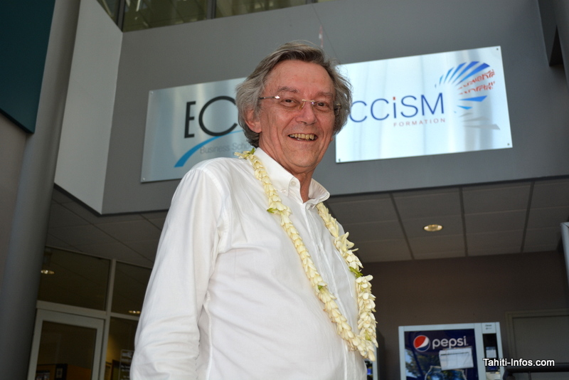 Eric Groud, président de la CCI de Maine et Loire, vice-président de la chambre régionale des Pays de la Loire en charge des formations et président du réseau national de formation Négoventis, qui regroupe 100 CCI de métropole et d'Outre-mer.