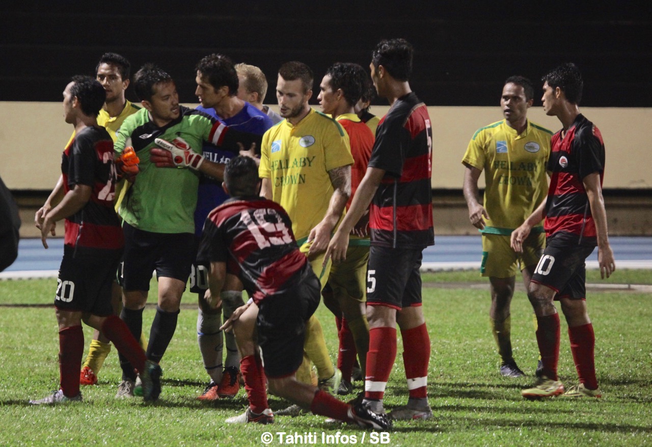 La finale de championnat a failli se transformer en bagarre générale