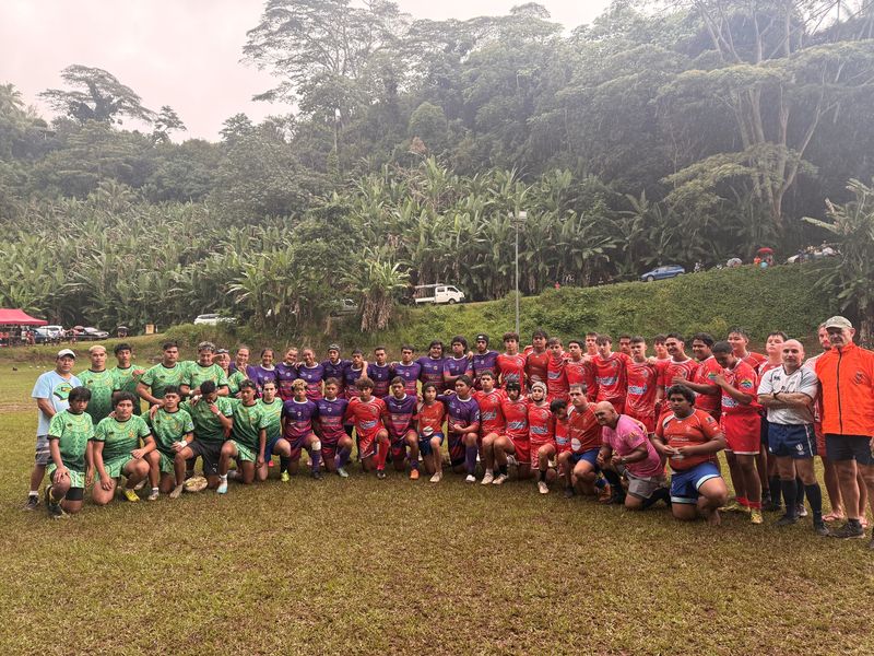 Malgré les conditions climatiques, les jeunes rugbymen et rugbywomen ont pris du plaisir sur cette troisième journée de championnat. 