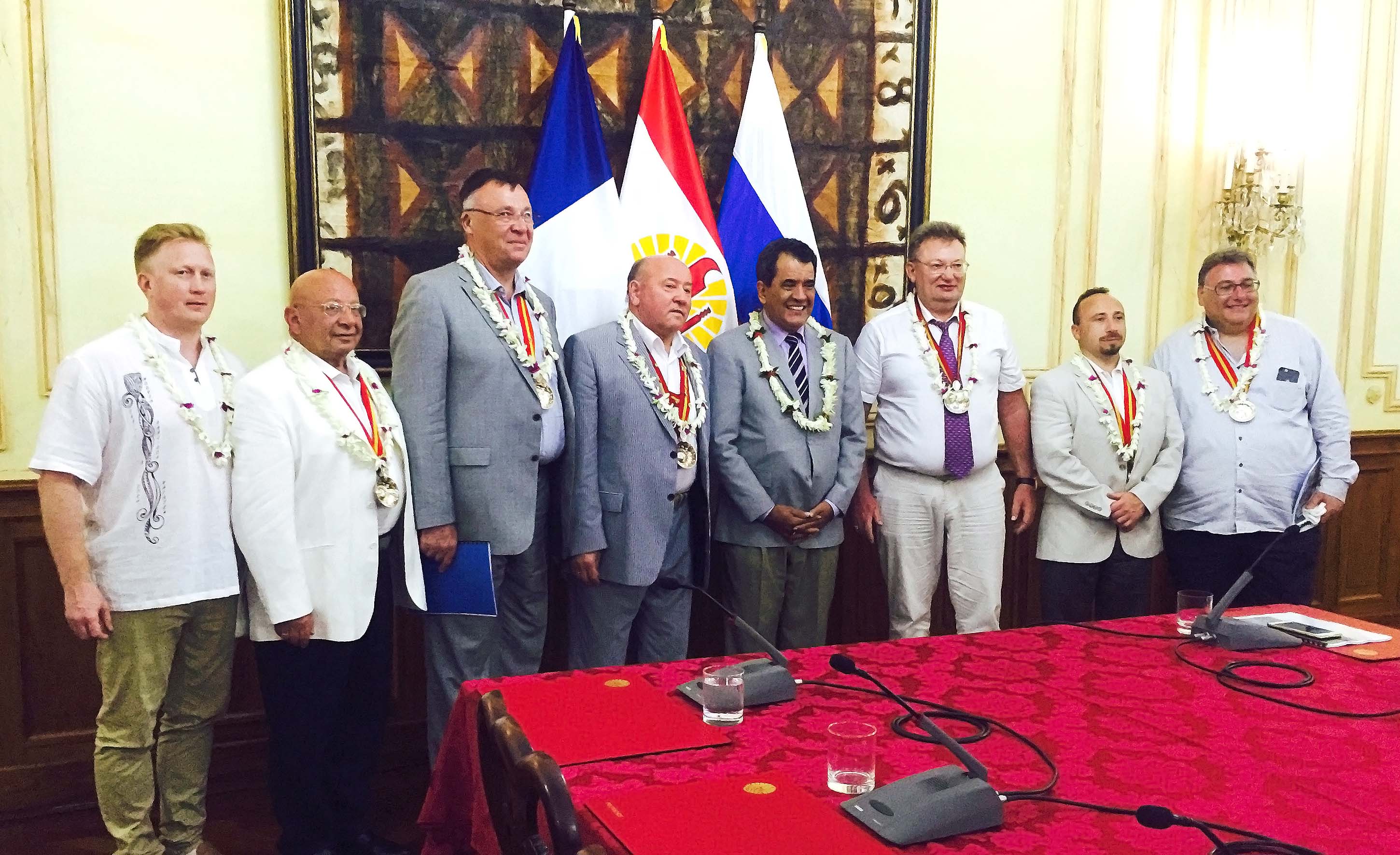 Des représentants de la ville de Saint-Pétersbourg sont en visite en Polynésie française.