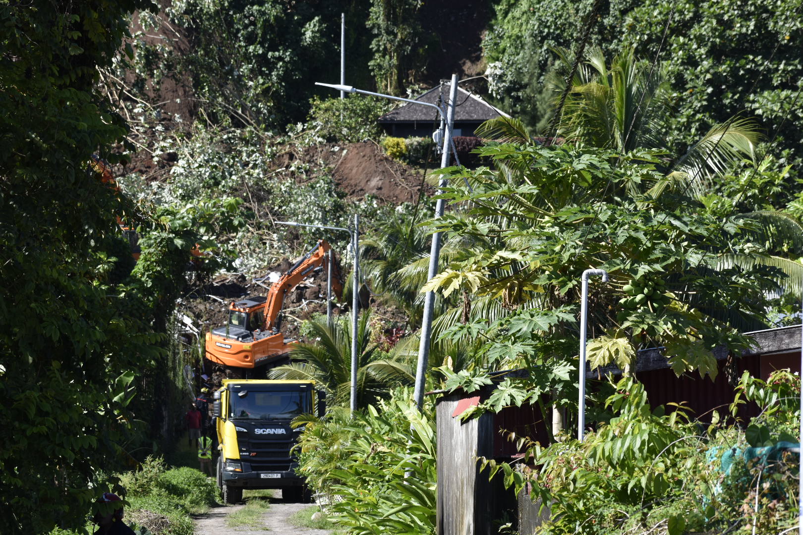 Éboulement mortel à Afaahiti 