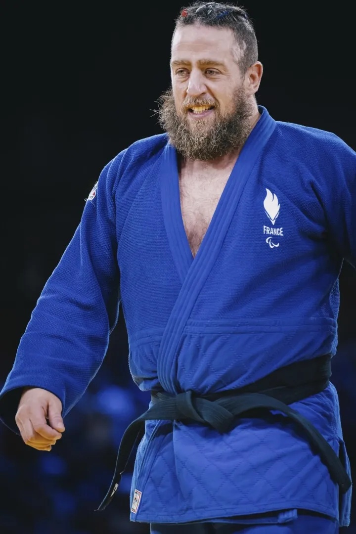 Jason Grandry, athlète de para-judo multimédaillé (Crédit : Comité paralympique et sportif français).