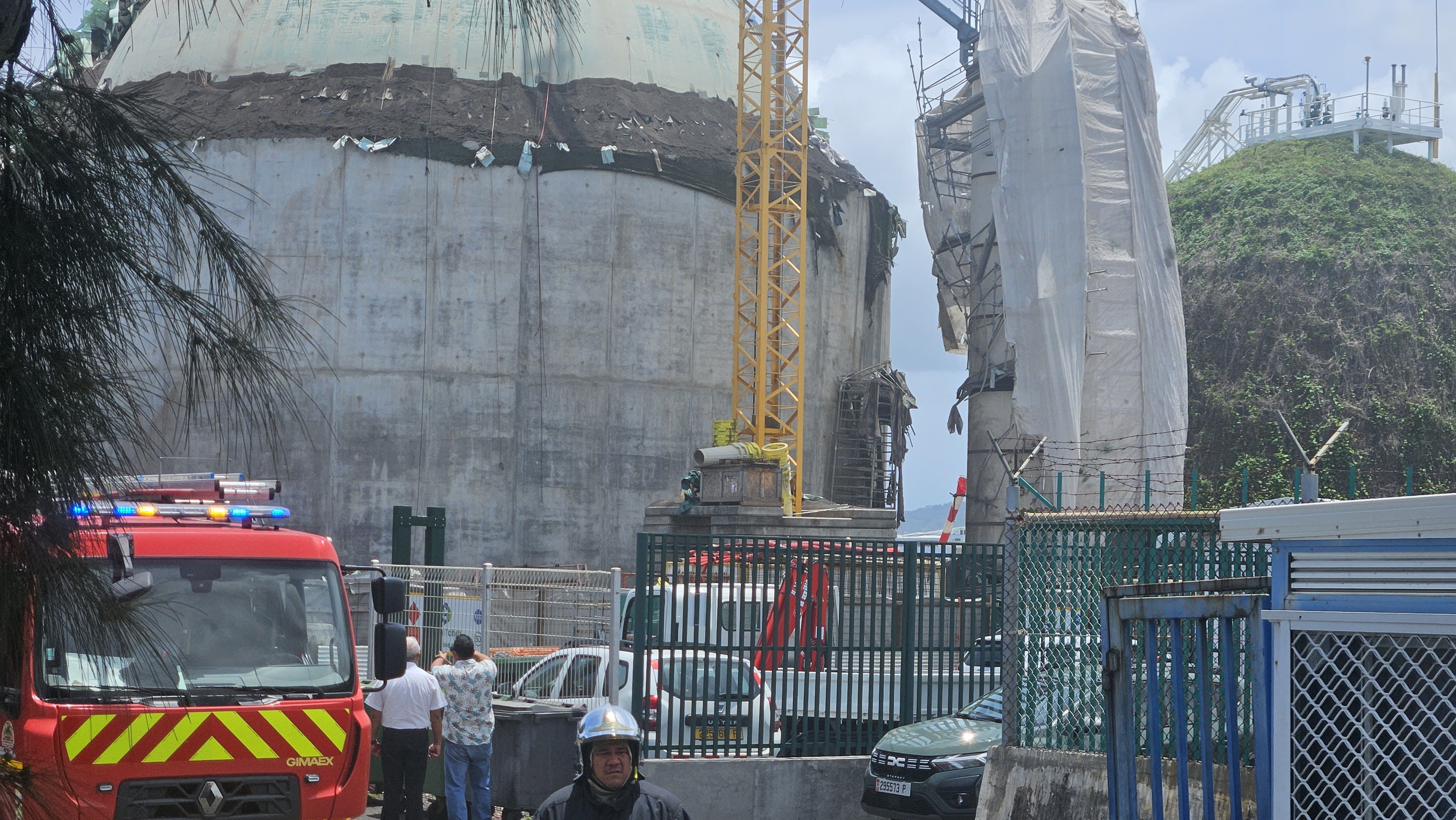 Trois blessés sur un chantier à Gaz de Tahiti