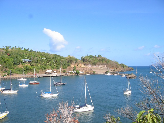 Des voiliers au mouillage à Hiva Oa (photo d'illustration)