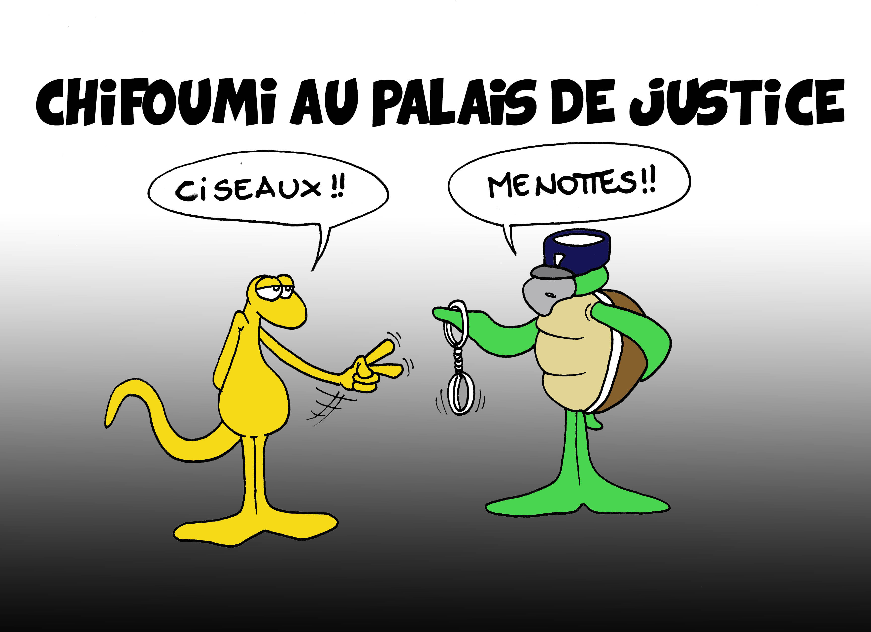 "Chifoumi au palais de justice" par Munoz