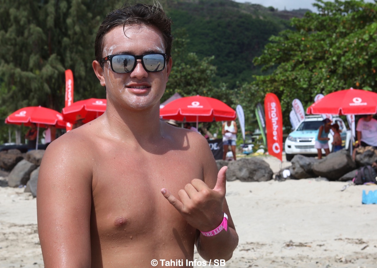 Keahi Agnieray n'est pas le seul jeune nageur, Teavatea Wong, 16 ans, est 5e au général