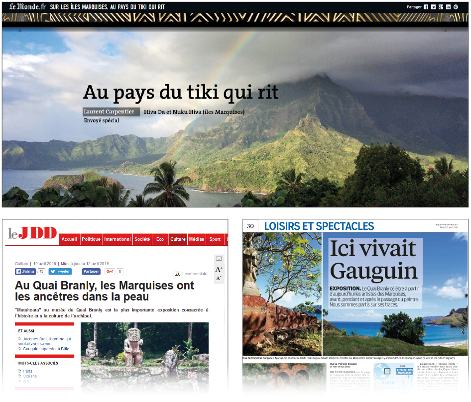 Les Marquises font la Une grâce au Quai Branly