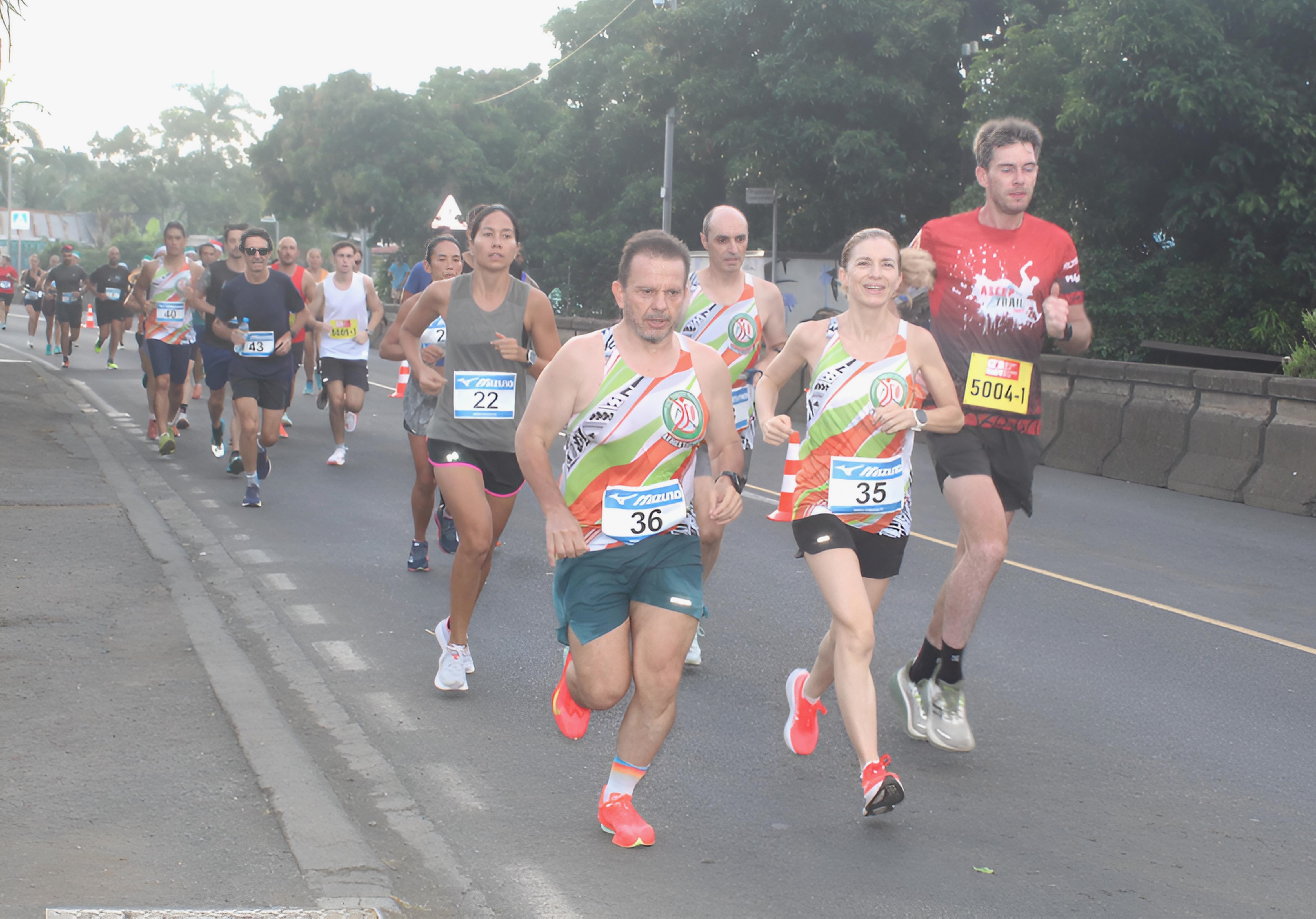 La Corrida de Noël de Arue et le Challenge Vaimato ont réuni 140 participants toutes courses confondues.