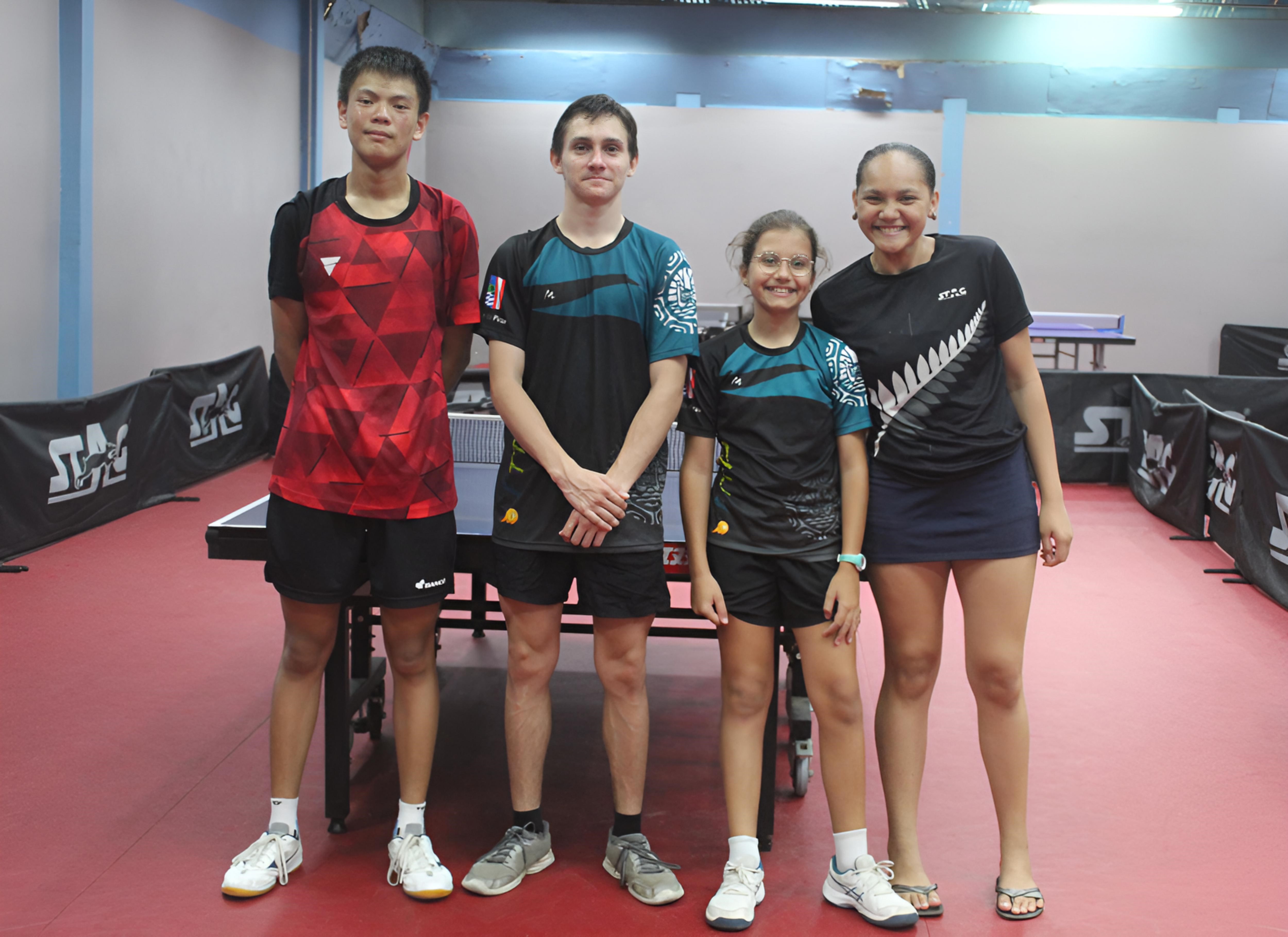 Dylan Vongue, Ariinui Pambrun, Clara Sayegh et Anaïs Outzekhovsky représenteront Tahiti aux Oceania 2026 au mois de janvier en Nouvelle-Zélande.