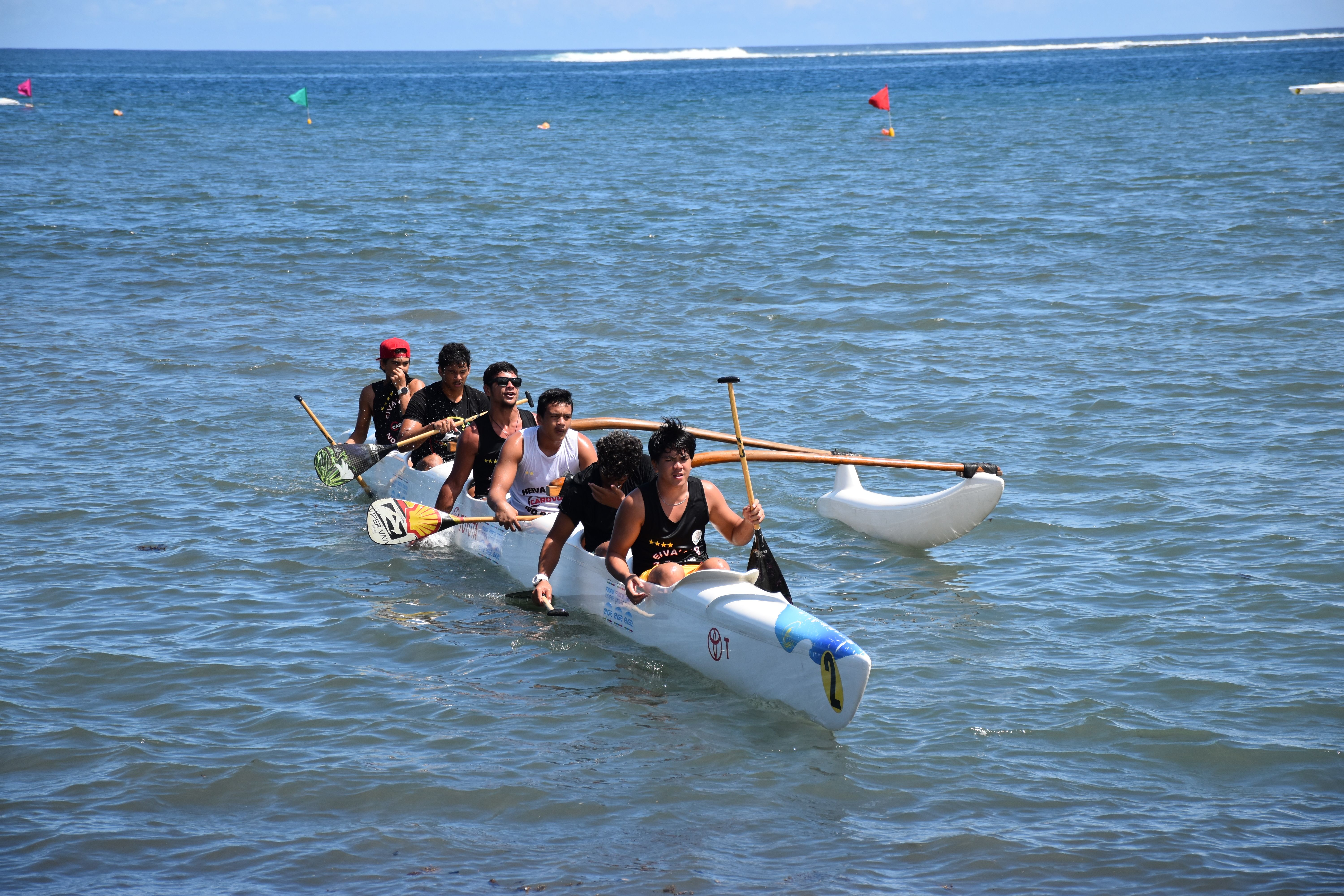 La team de Heiva’a Hoe no Papeete a remporté la Hawaiki Nui Sprint en catégorie cadets sur le 1 000 mètres.