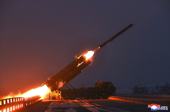 Crédit STR / KCNA VIA KNS / AFP