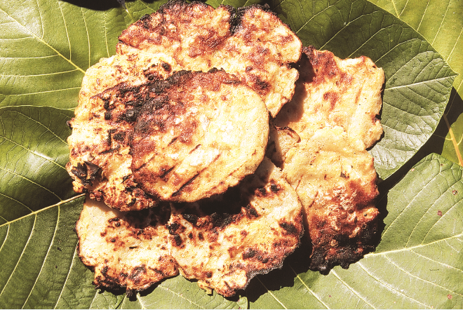 Les pains de uto prêts à être dégustés