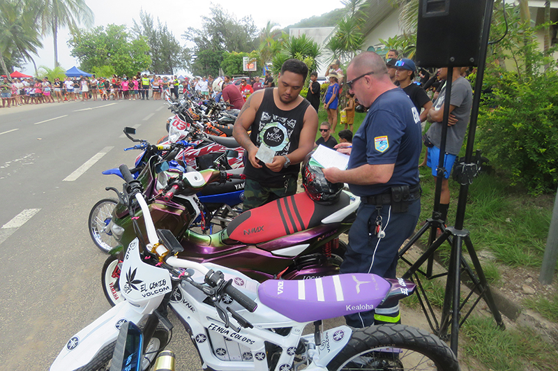 500 deux-roues pour le tere fa’a’ati ia Moorea