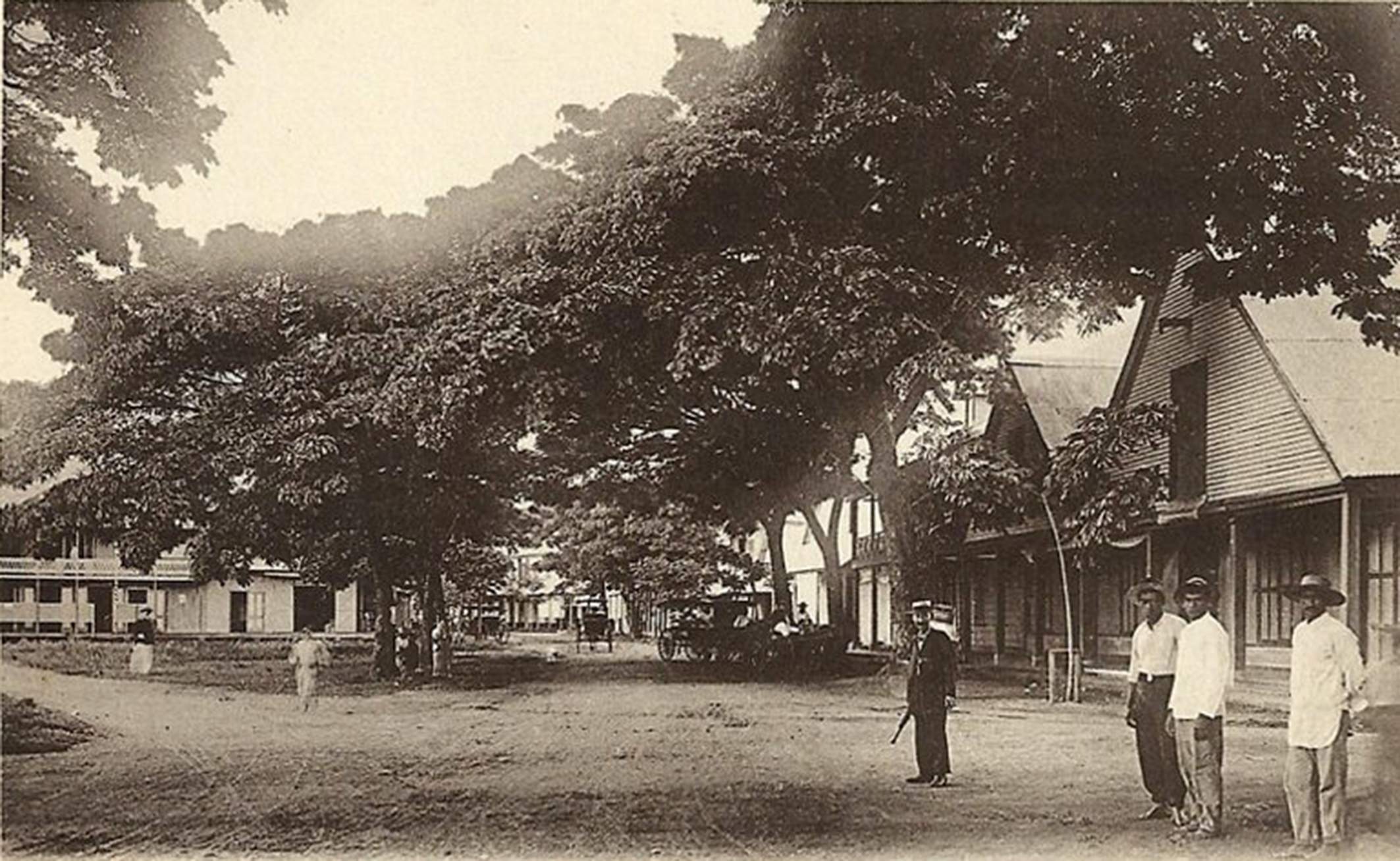 Papeete d’antan, le quai du commerce