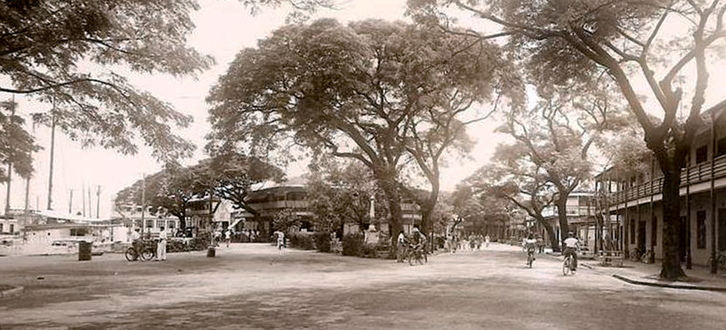 Papeete d’antan, le quai du commerce