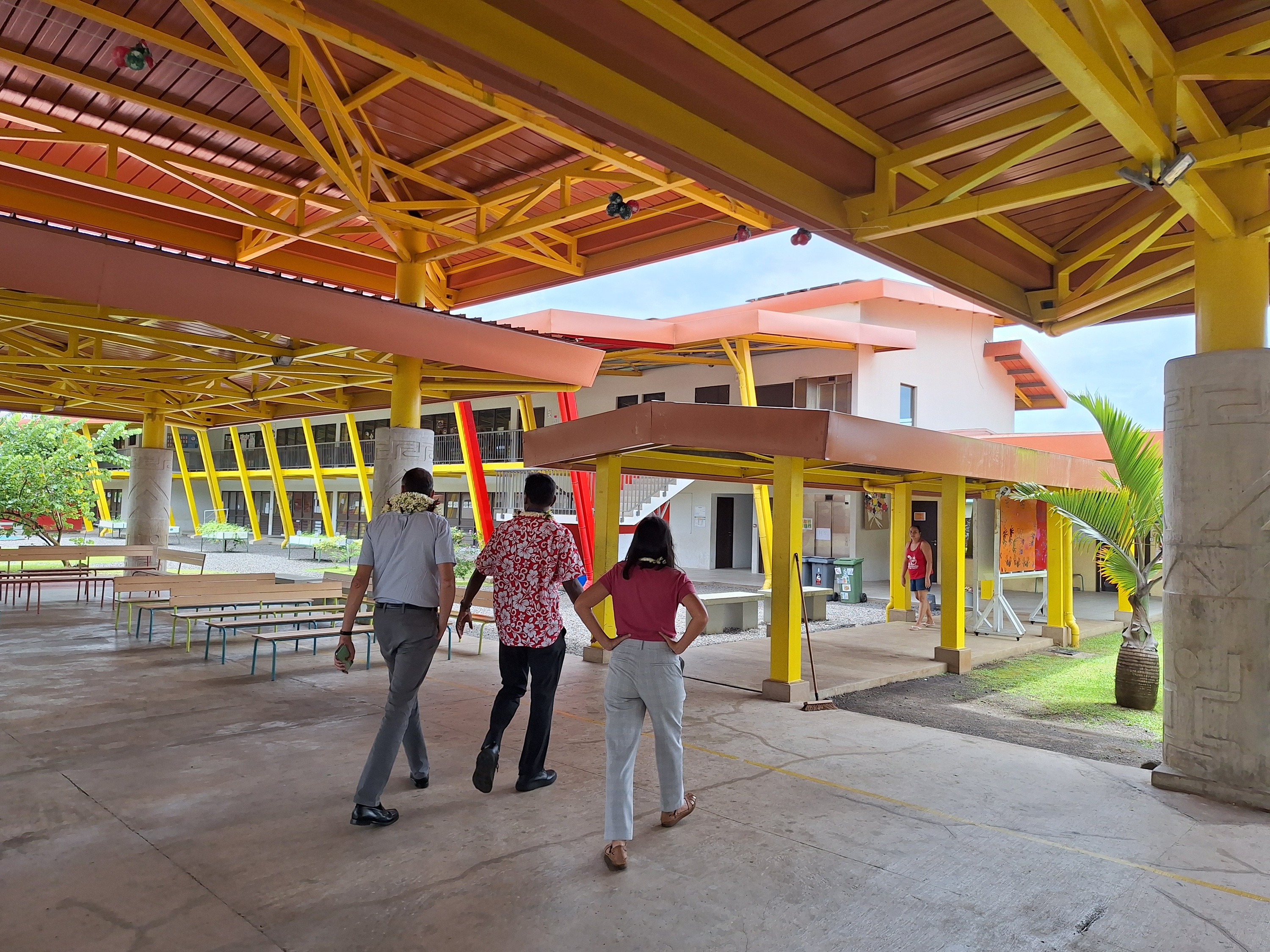 L’école élémentaire Matairea de Papeari, inaugurée en 2022.