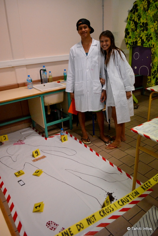 Attention, zone de la Police scientifique !